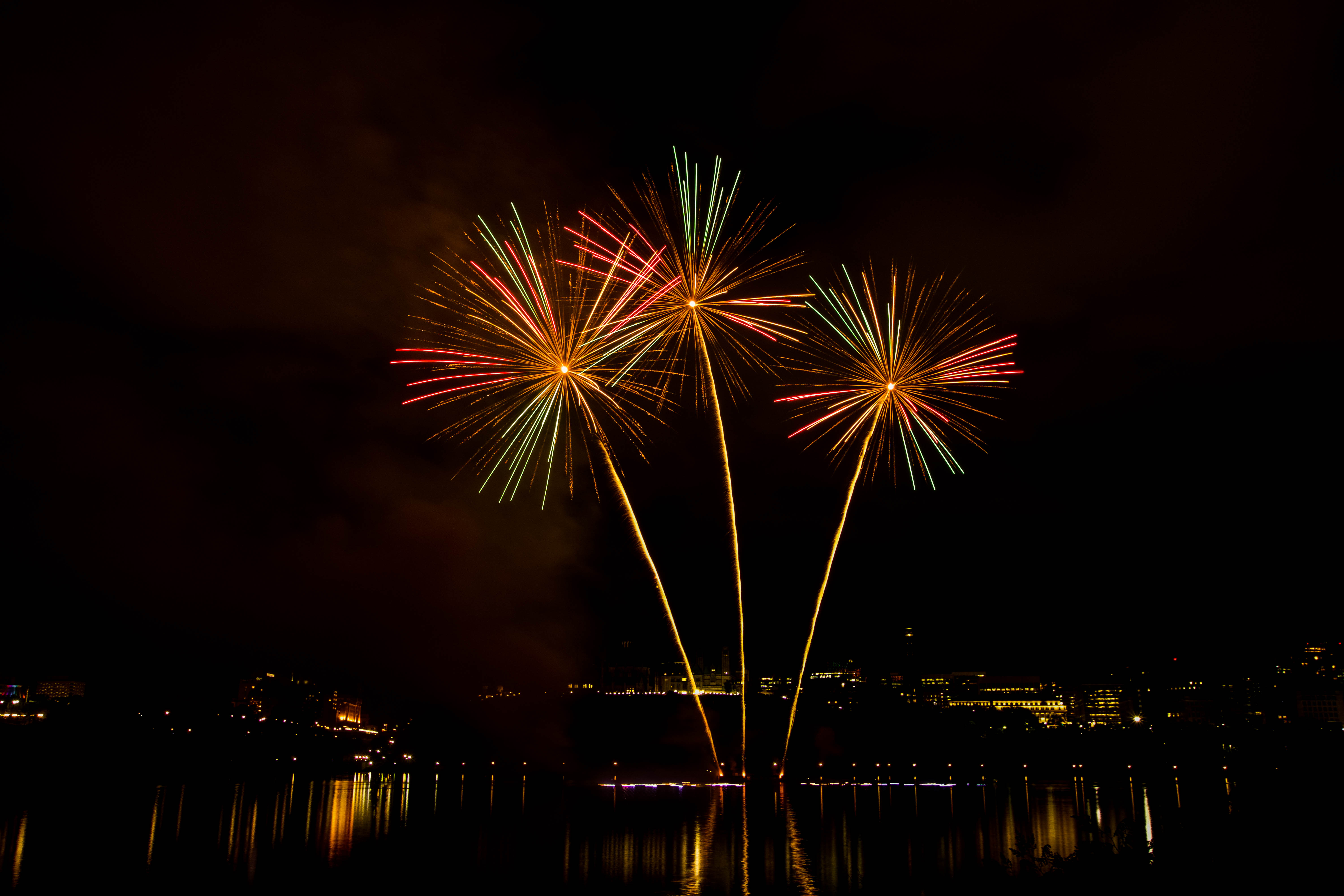 holidays, fireworks, firework, long exposure collection of HD images