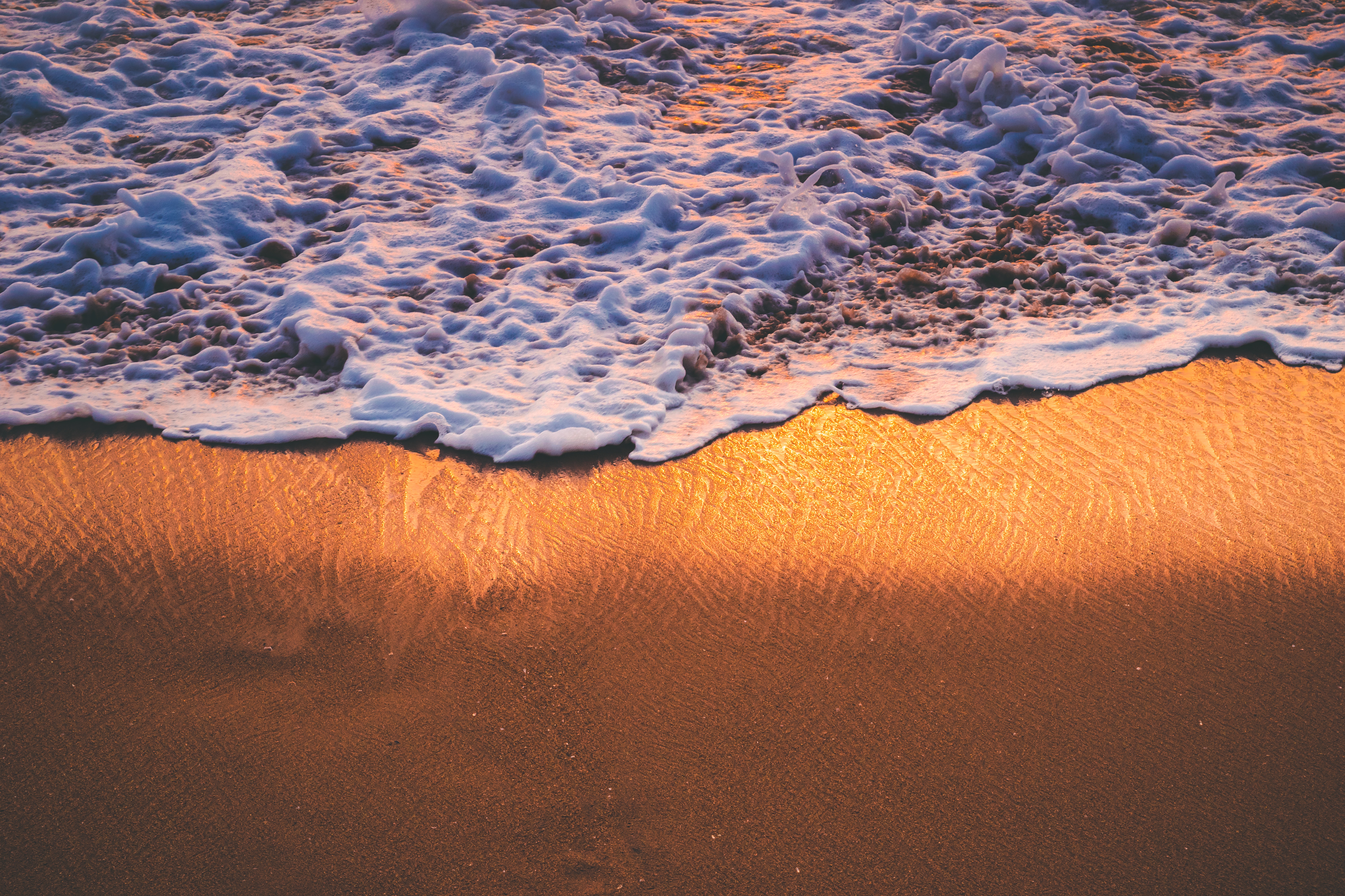 nature, water, sand, foam, surf download HD wallpaper