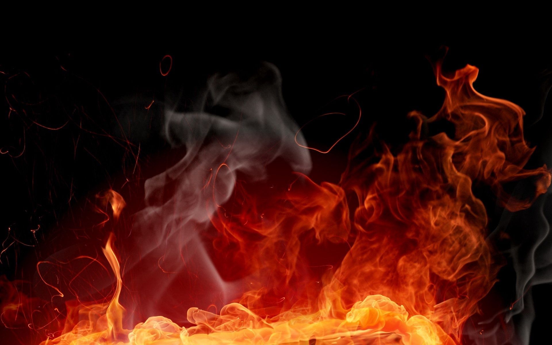 Mobile HD Wallpaper Paint abstract, background, fire