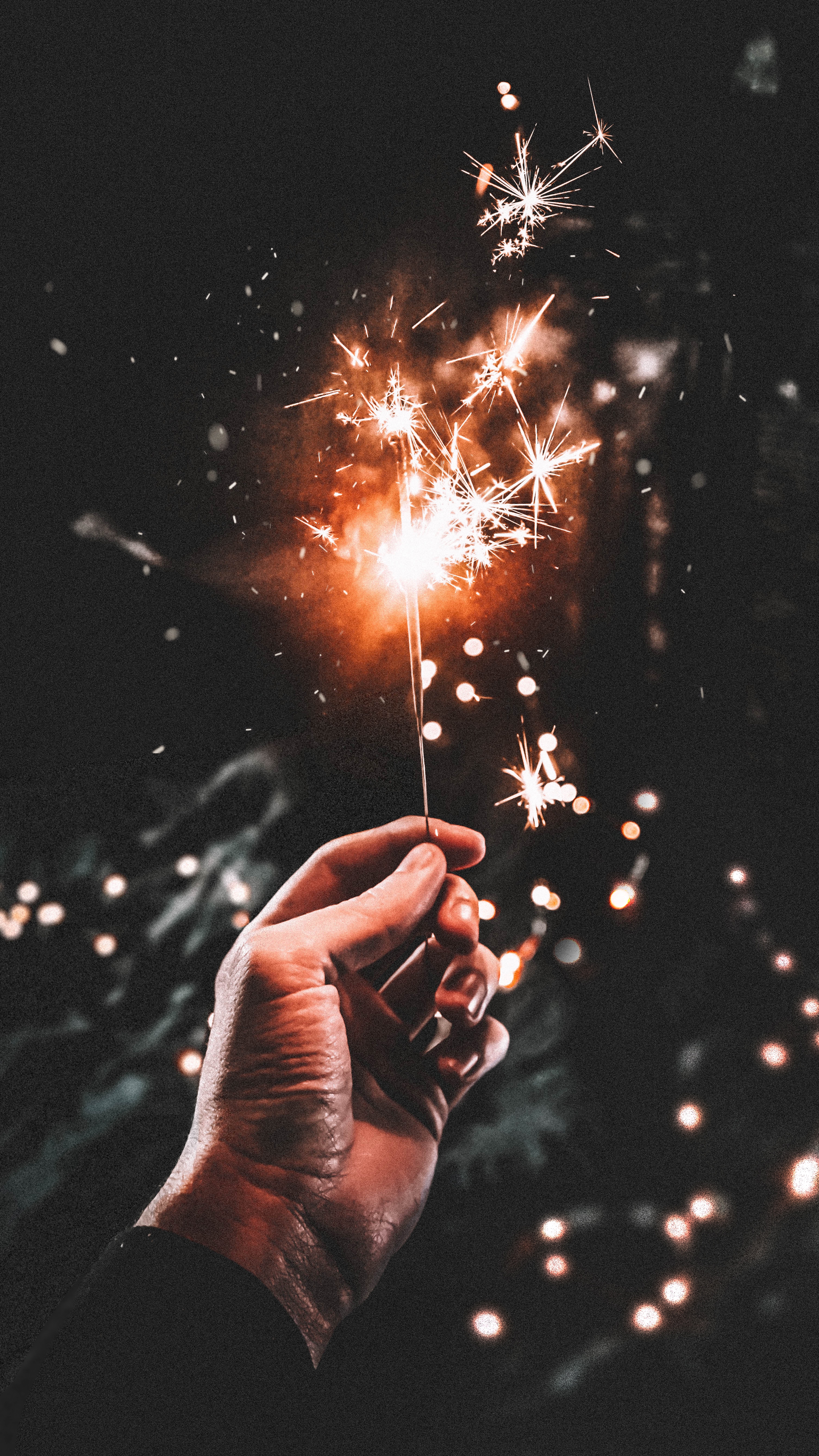 fireworks, sparks, holiday, holidays 3d Wallpaper