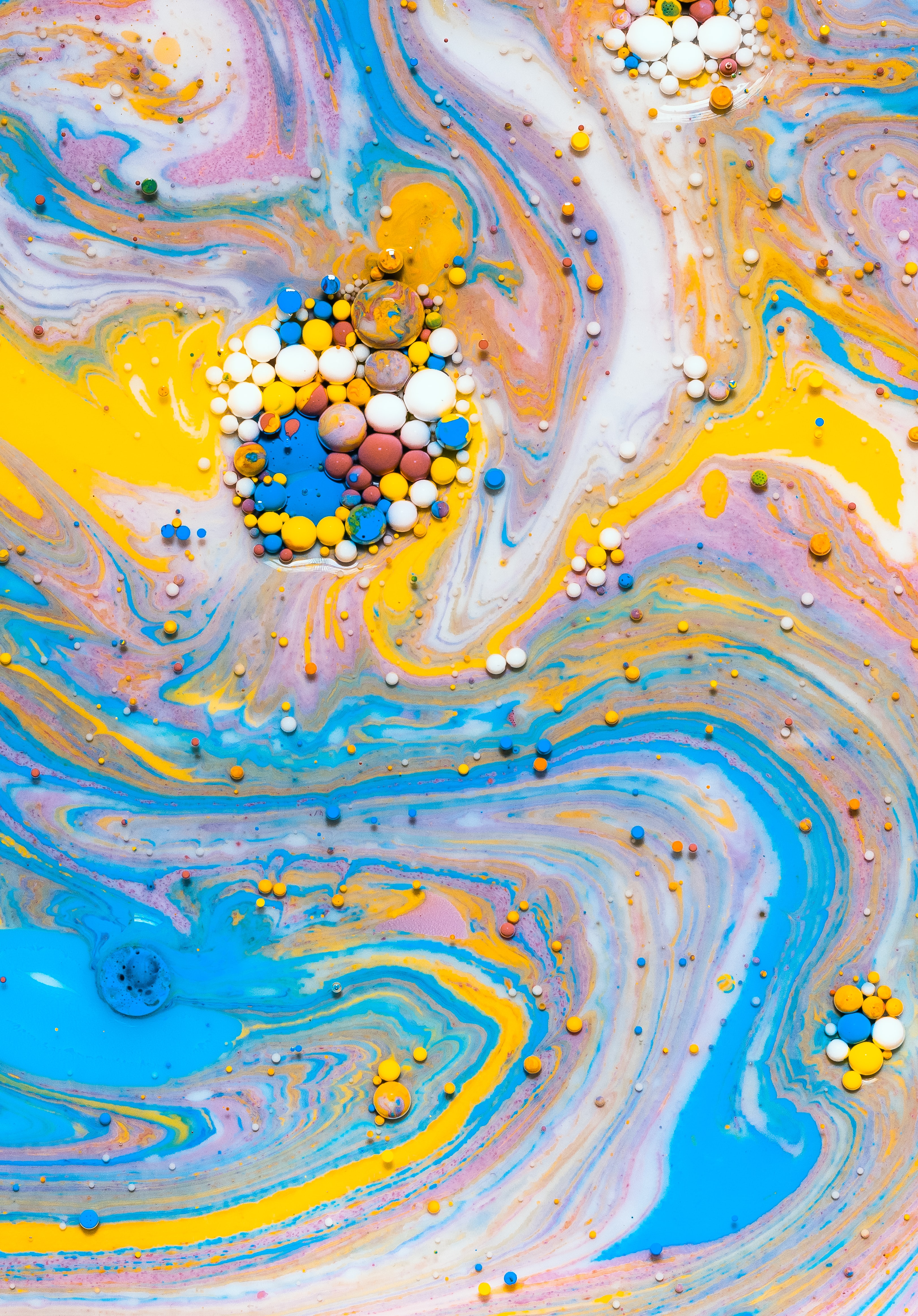 Phone Background Full HD mixing, paint, abstract, liquid