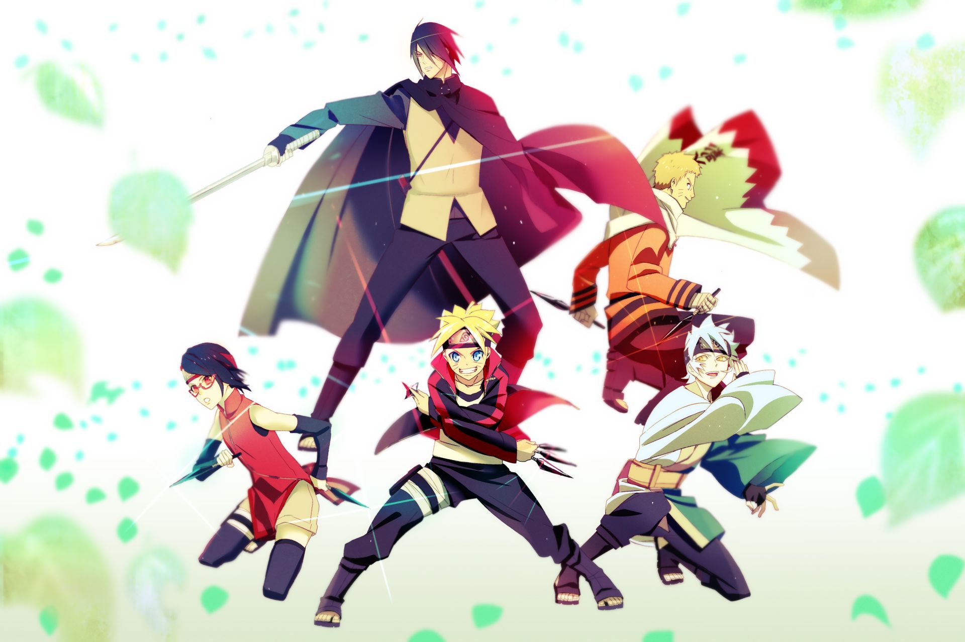 HD desktop wallpaper: Anime, Naruto, Sasuke Uchiha, Naruto Uzumaki, Sarada  Uchiha, Boruto Uzumaki, Mitsuki (Naruto), Boruto download free picture  #454434