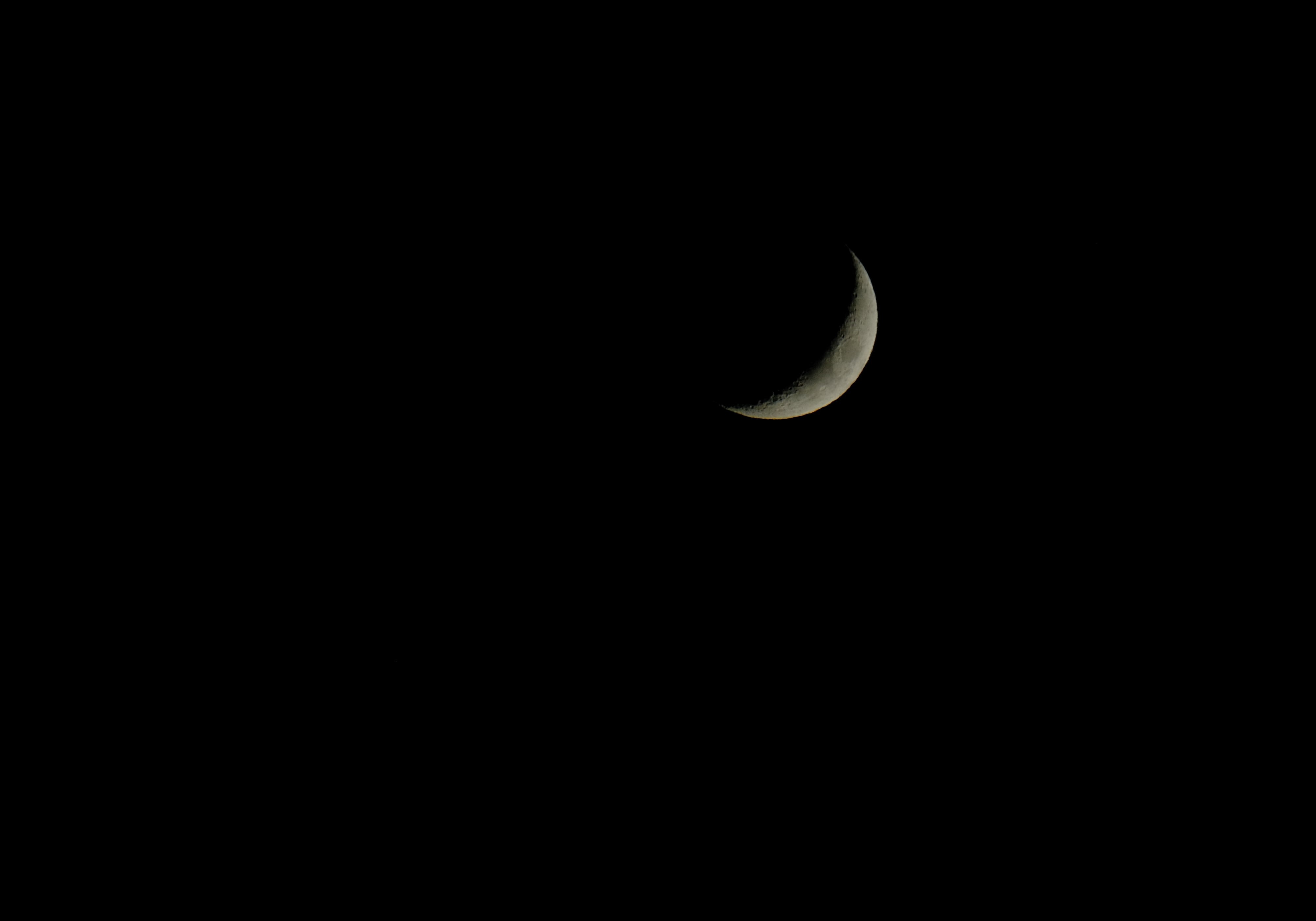 night, moon, dark, month 2160p