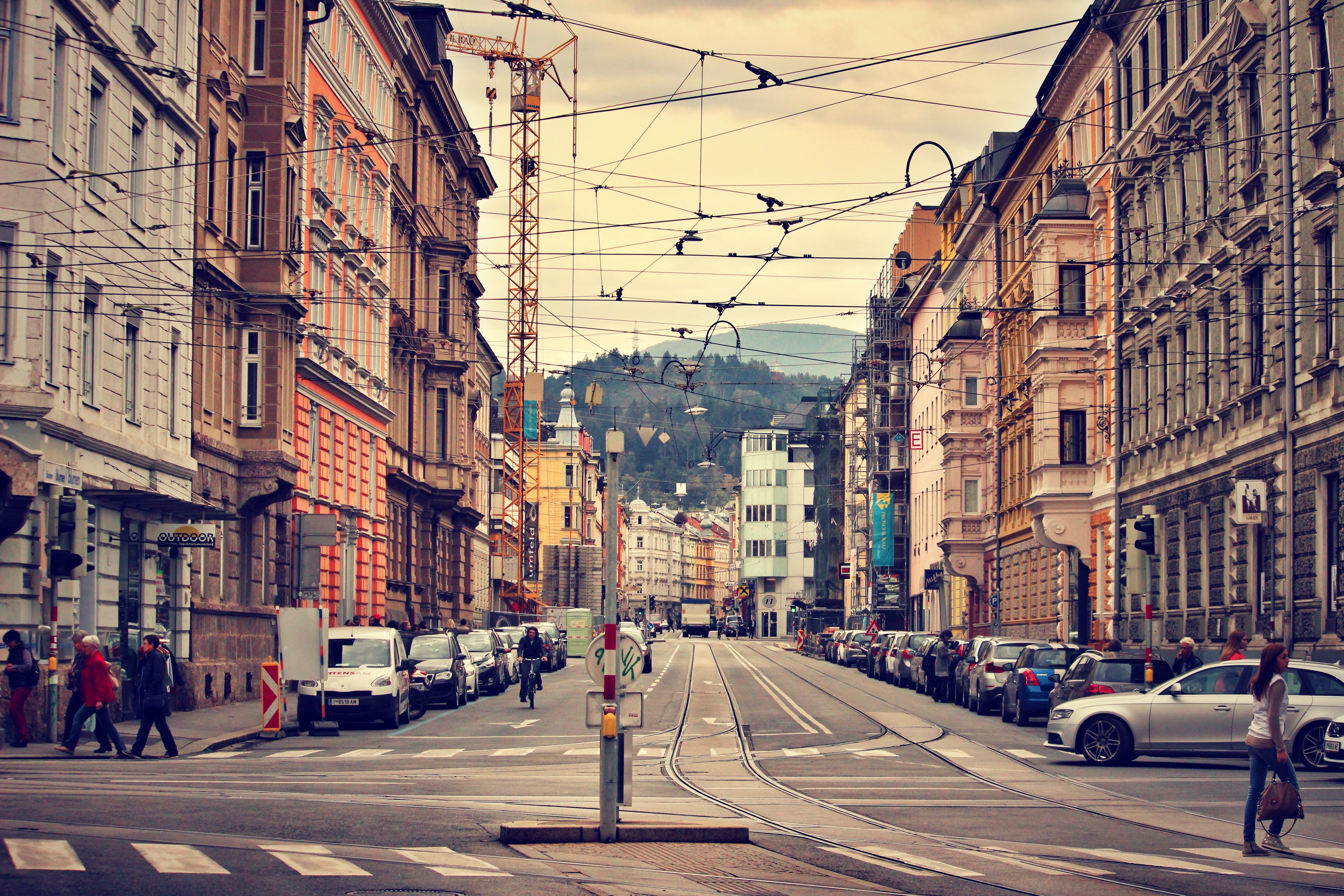 austria, architecture, cities, city, street, innsbruck