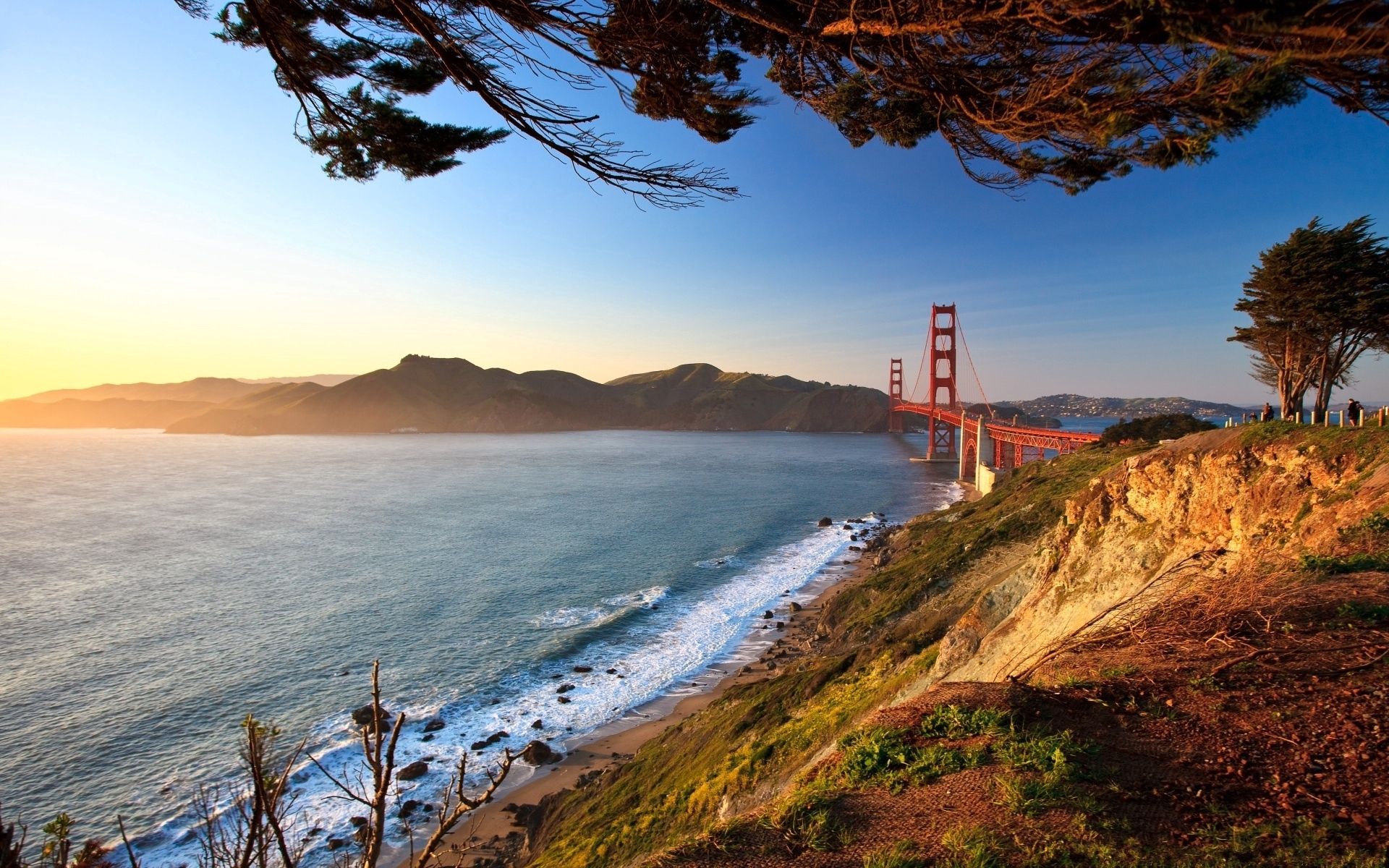 Laden Sie Golden Gate HD-Desktop-Hintergründe herunter