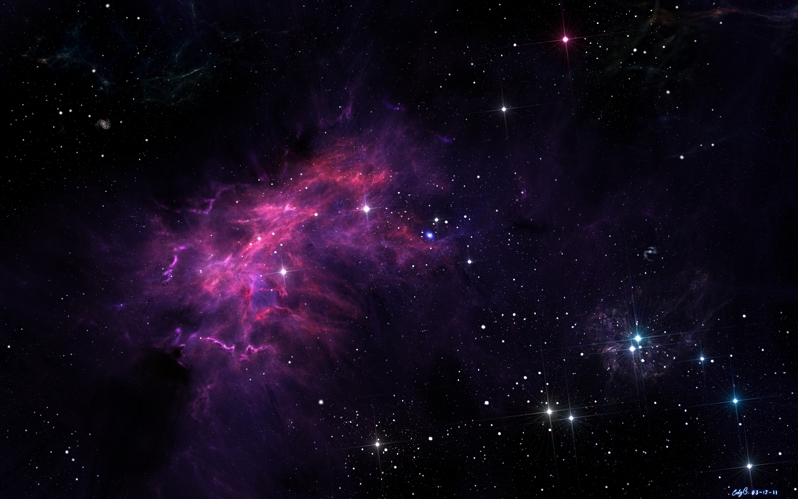 galaxy, nebula, universe, stars 1080p