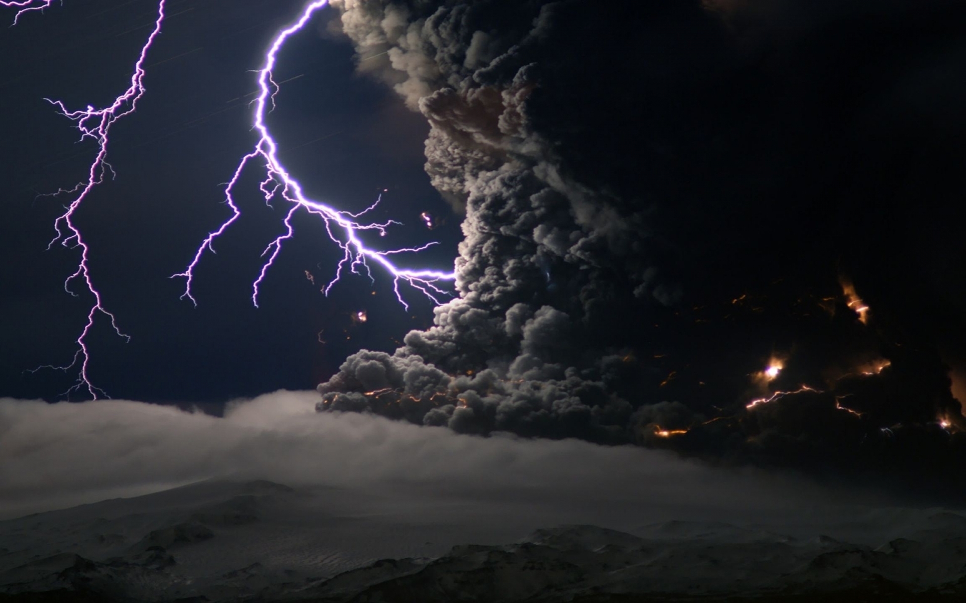 Laden Sie das Landschaft, Blitz-Bild kostenlos auf Ihren PC-Desktop herunter