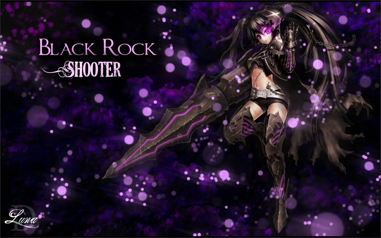 anime, black rock shooter, insane black rock shooter