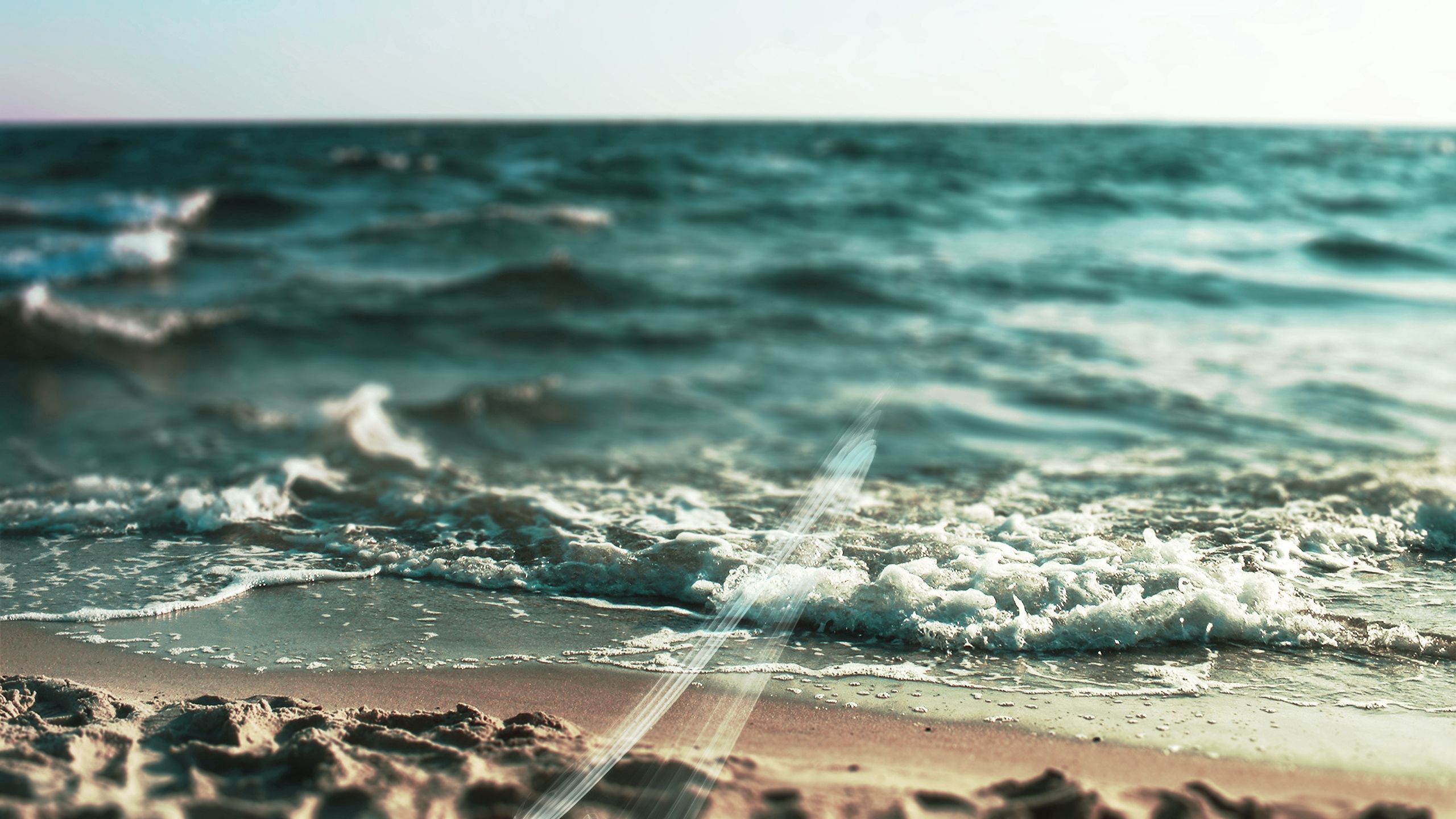 105457 Hintergrundbild herunterladen sommer, natur, sea, sand, makro, schaum, welle - Bildschirmschoner und Bilder kostenlos