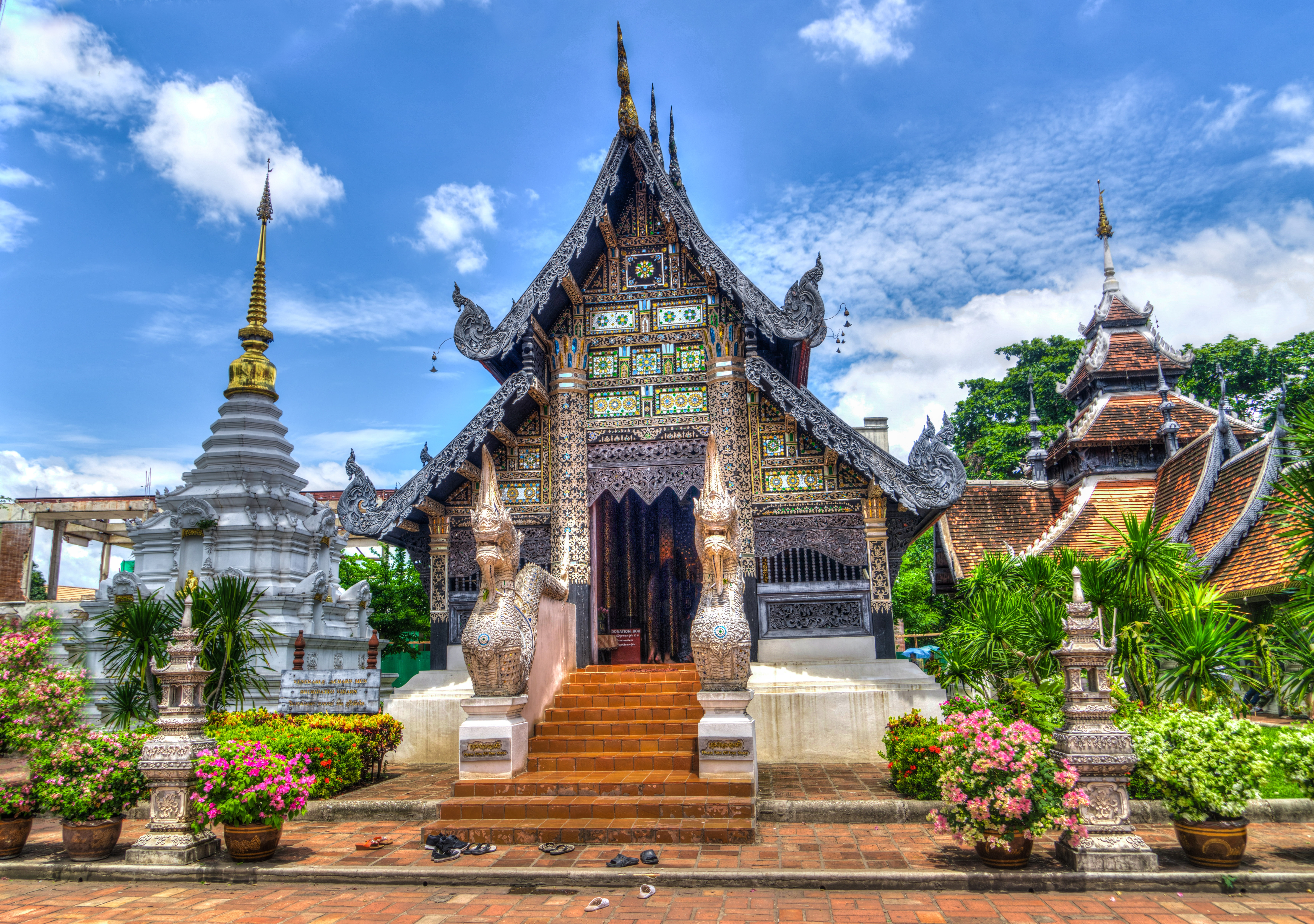 52931 Hintergrundbild herunterladen städte, hdr, tempel, thailand, chiang mai - Bildschirmschoner und Bilder kostenlos