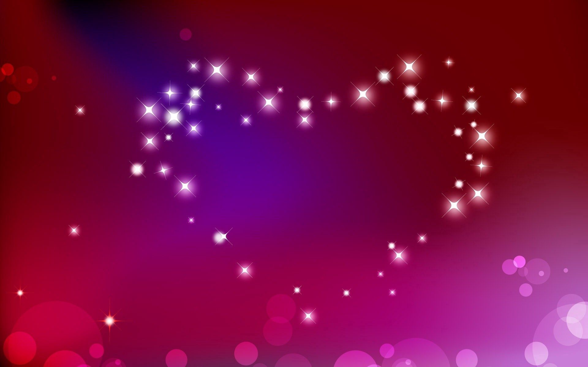 Mobile Wallpaper Points shining, brilliance, heart, abstract