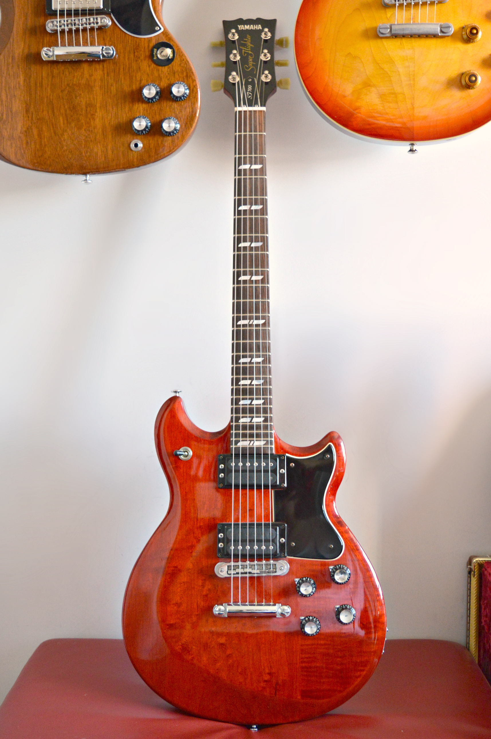 Cool HD Wallpaper guitar, brown, electric guitar, music