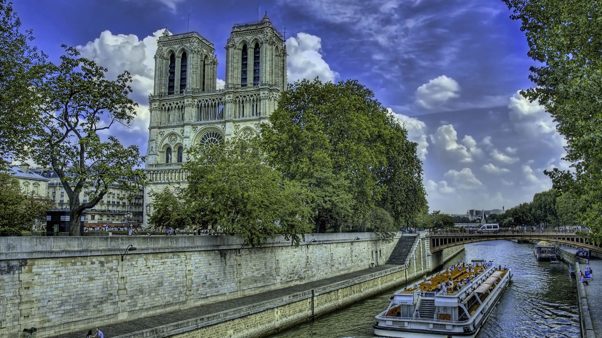Laden Sie Notre Dame De Paris HD-Desktop-Hintergründe herunter