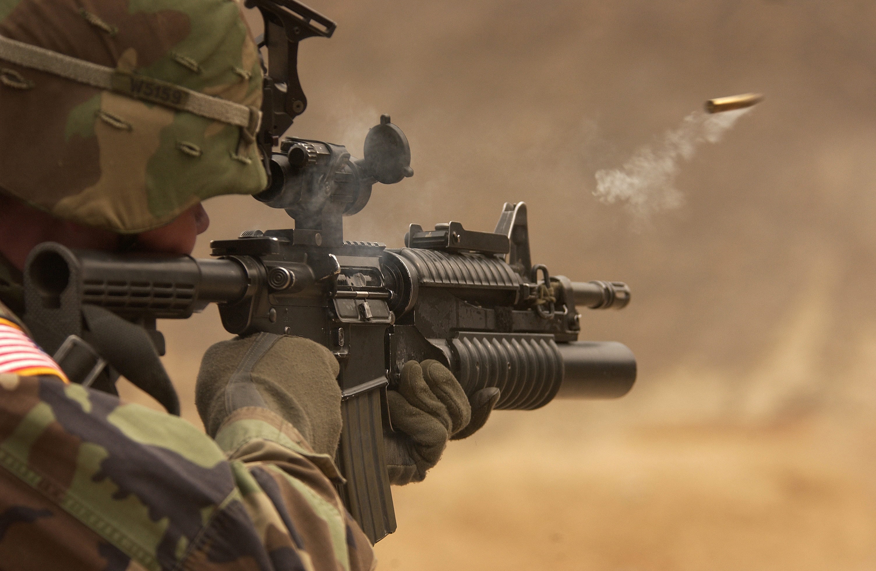 military, soldier, m4 carbine