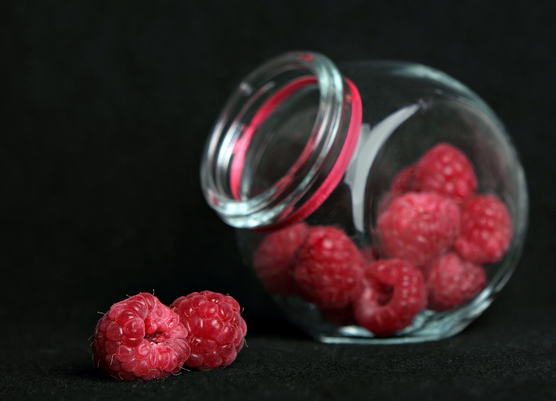 berries, jar, food, macro download for free