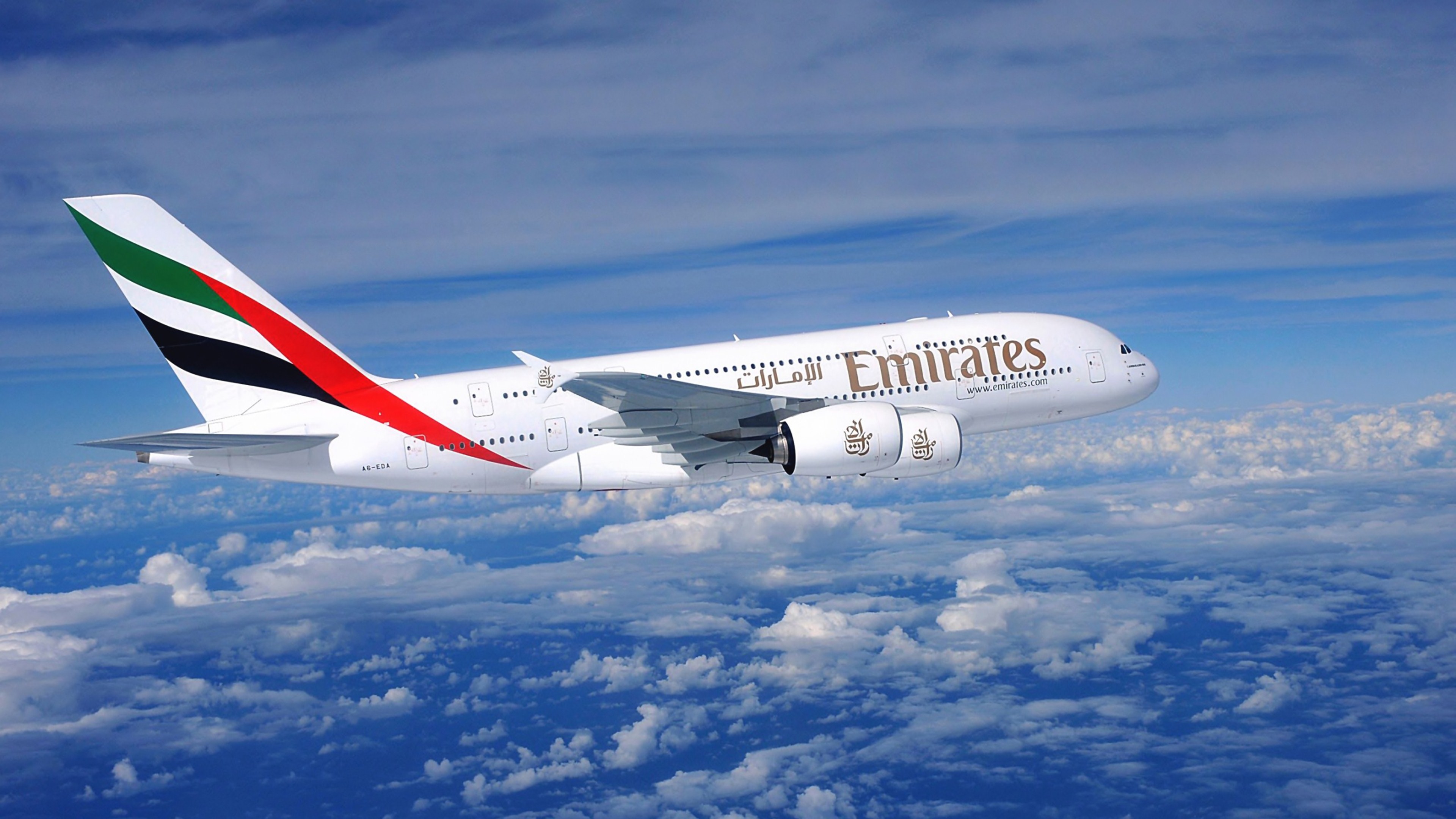 vertical wallpaper emirates, airbus a380, airplane, vehicles, aircraft, cloud