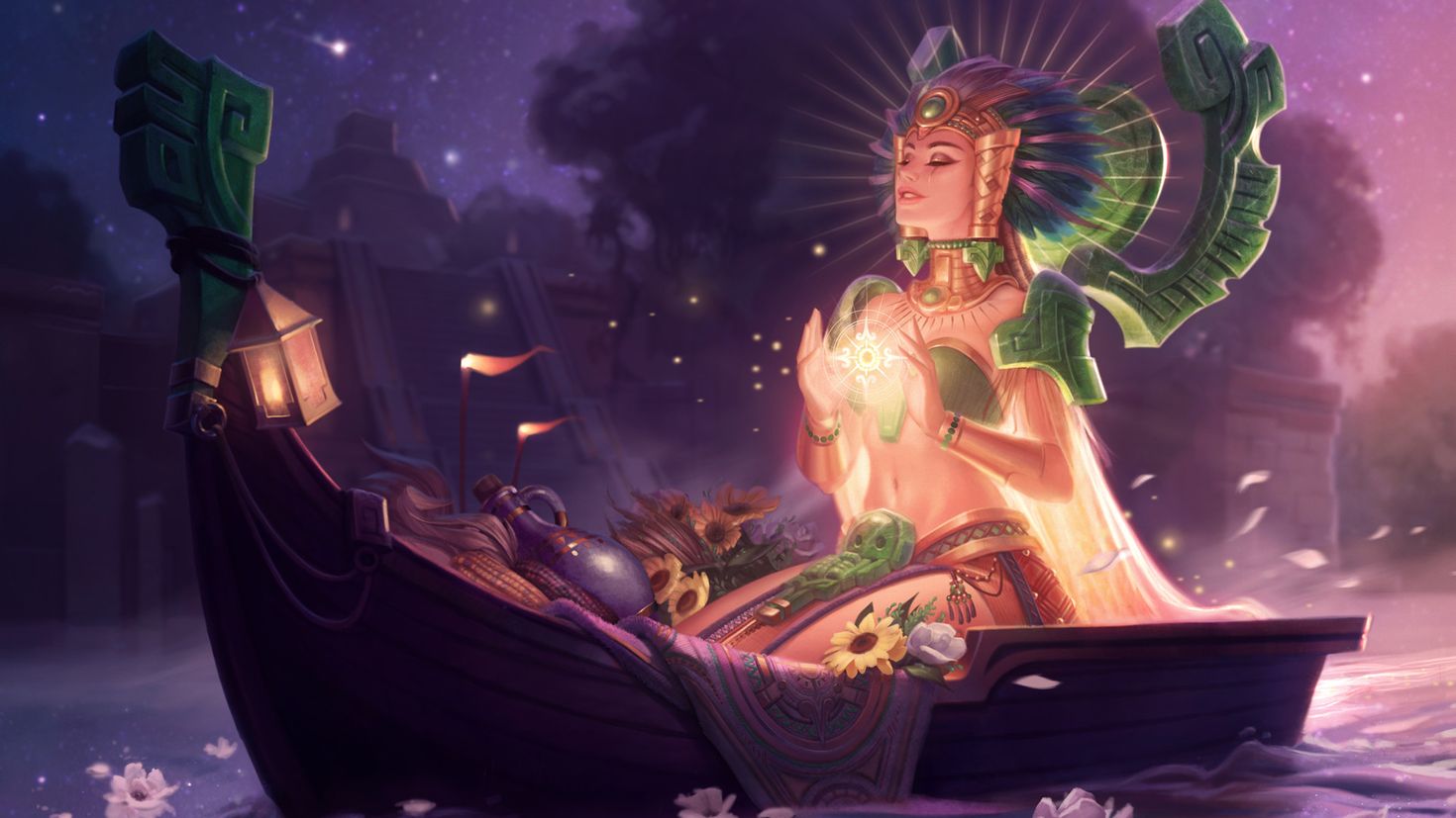 Лига легенд карма богиня солнца