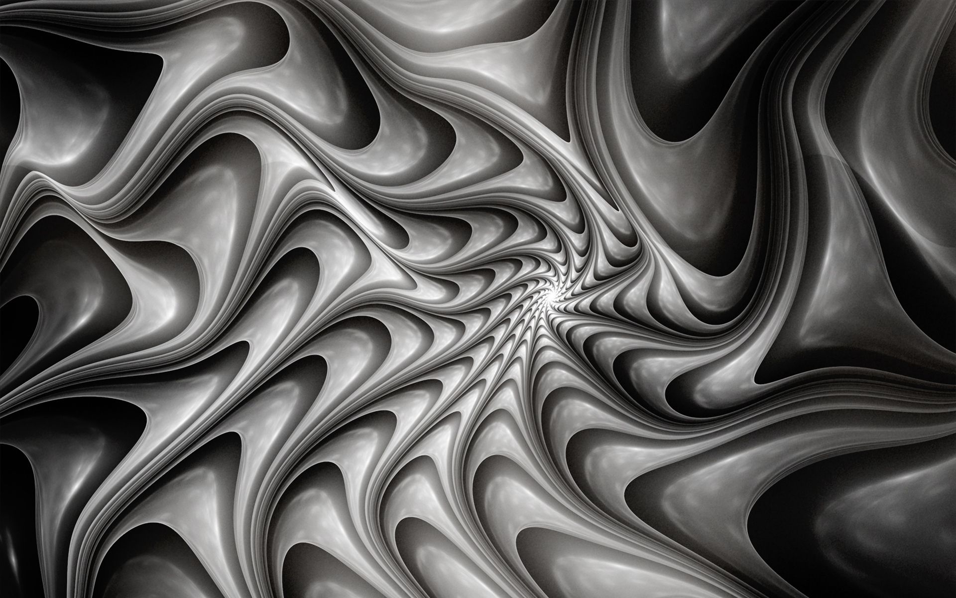 abstract, rotation, grey, illusion Full HD