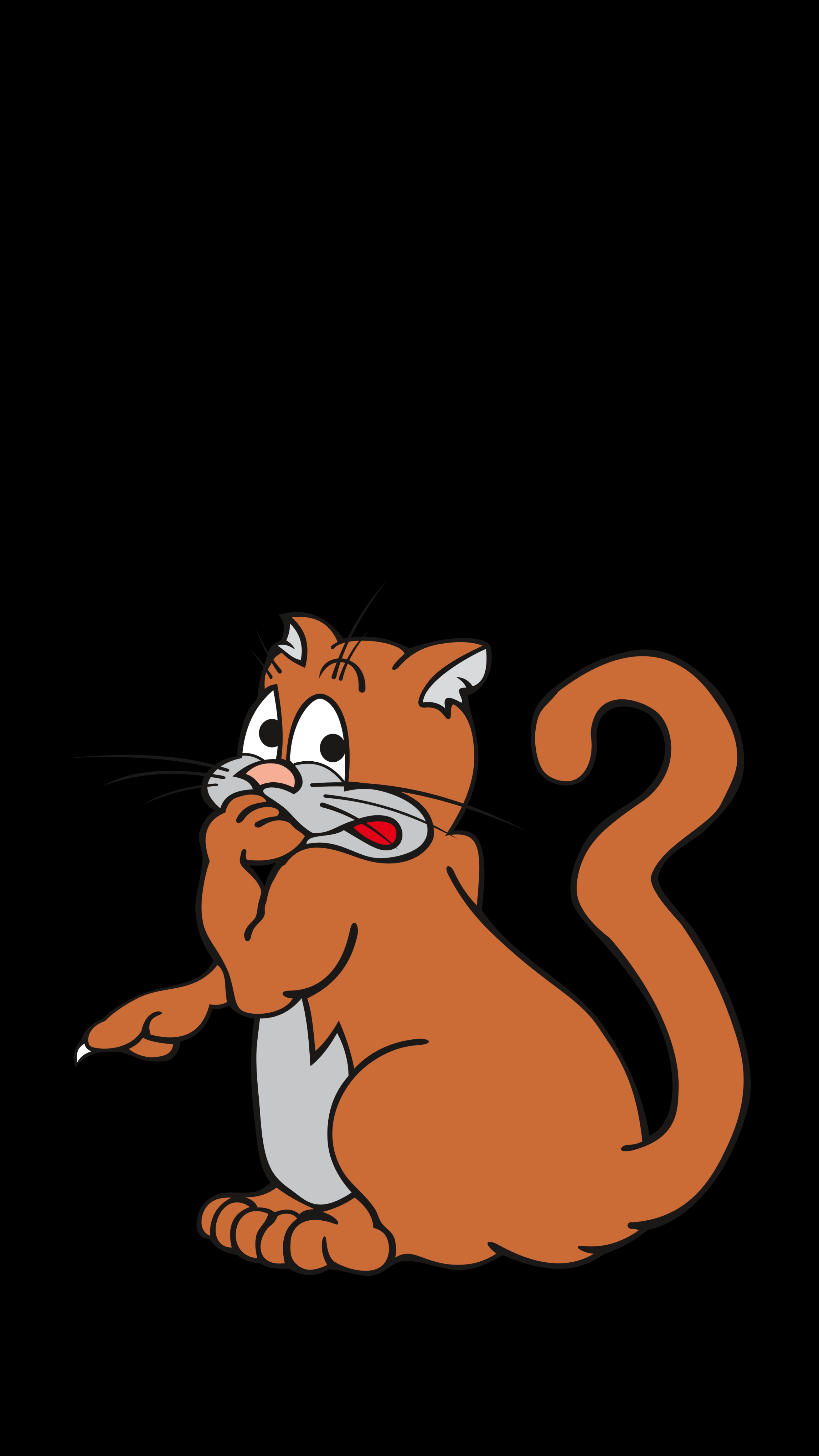 funny, vector, claws, cat Hd 1080p Mobile