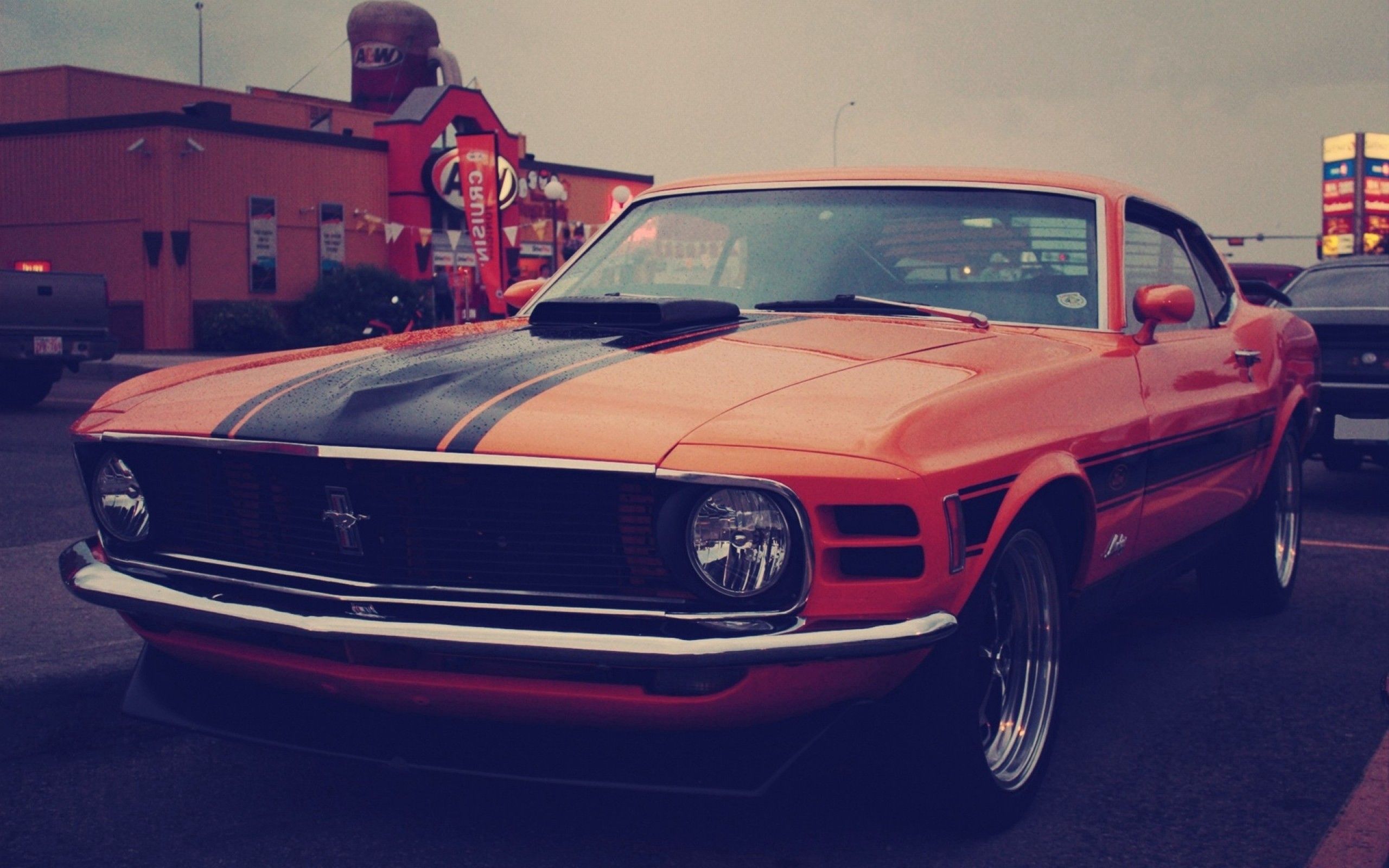 cars, auto, boss 302, red Ford Mustang Cellphone FHD pic
