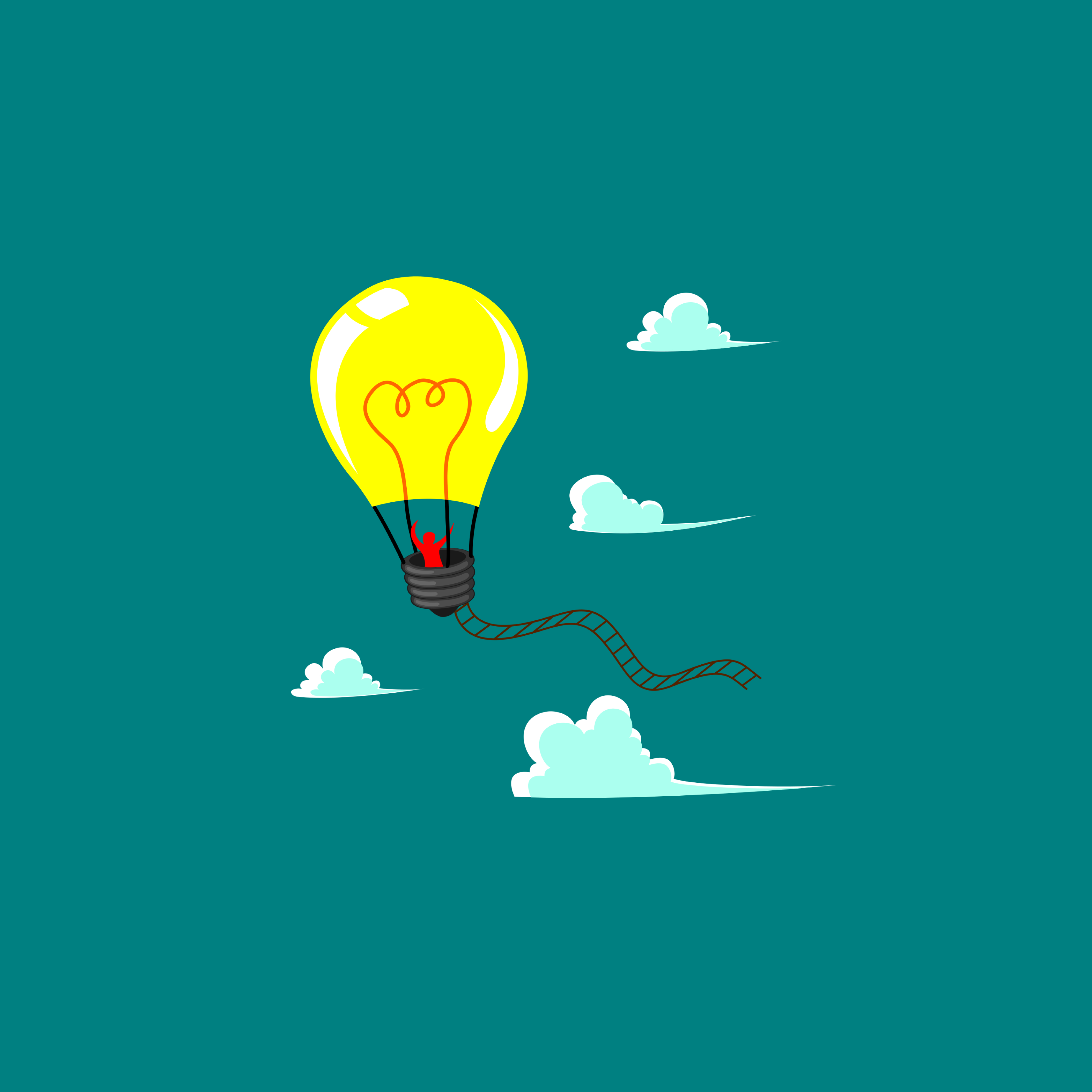Laden Sie das Sky, Vektor, Flug, Luftballon, Ballon, Glühbirne, Die Glühbirne-Bild kostenlos auf Ihren PC-Desktop herunter
