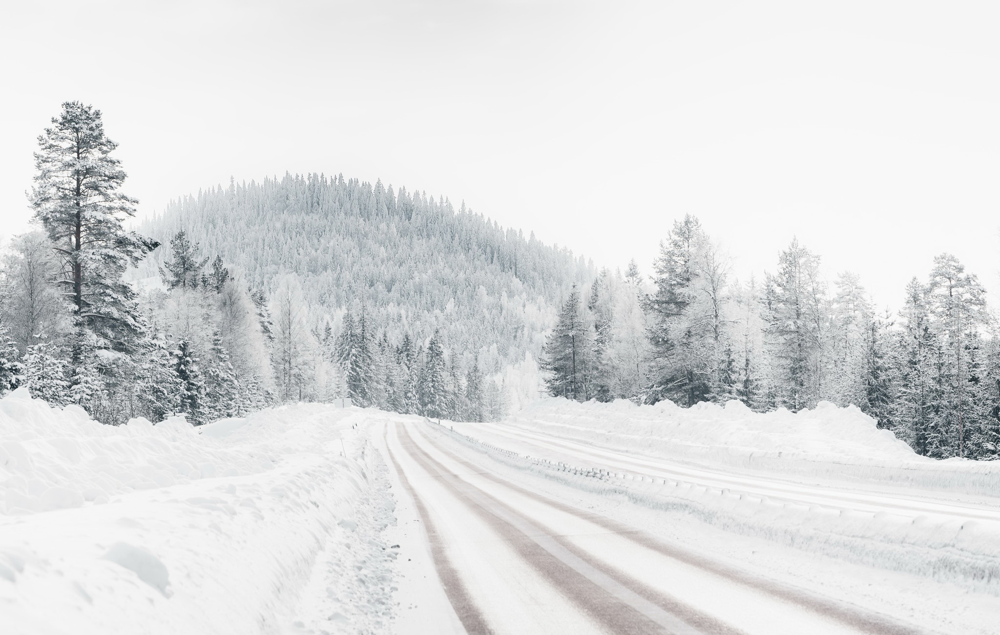 road, photography, winter Snow Lock Screen PC Wallpaper