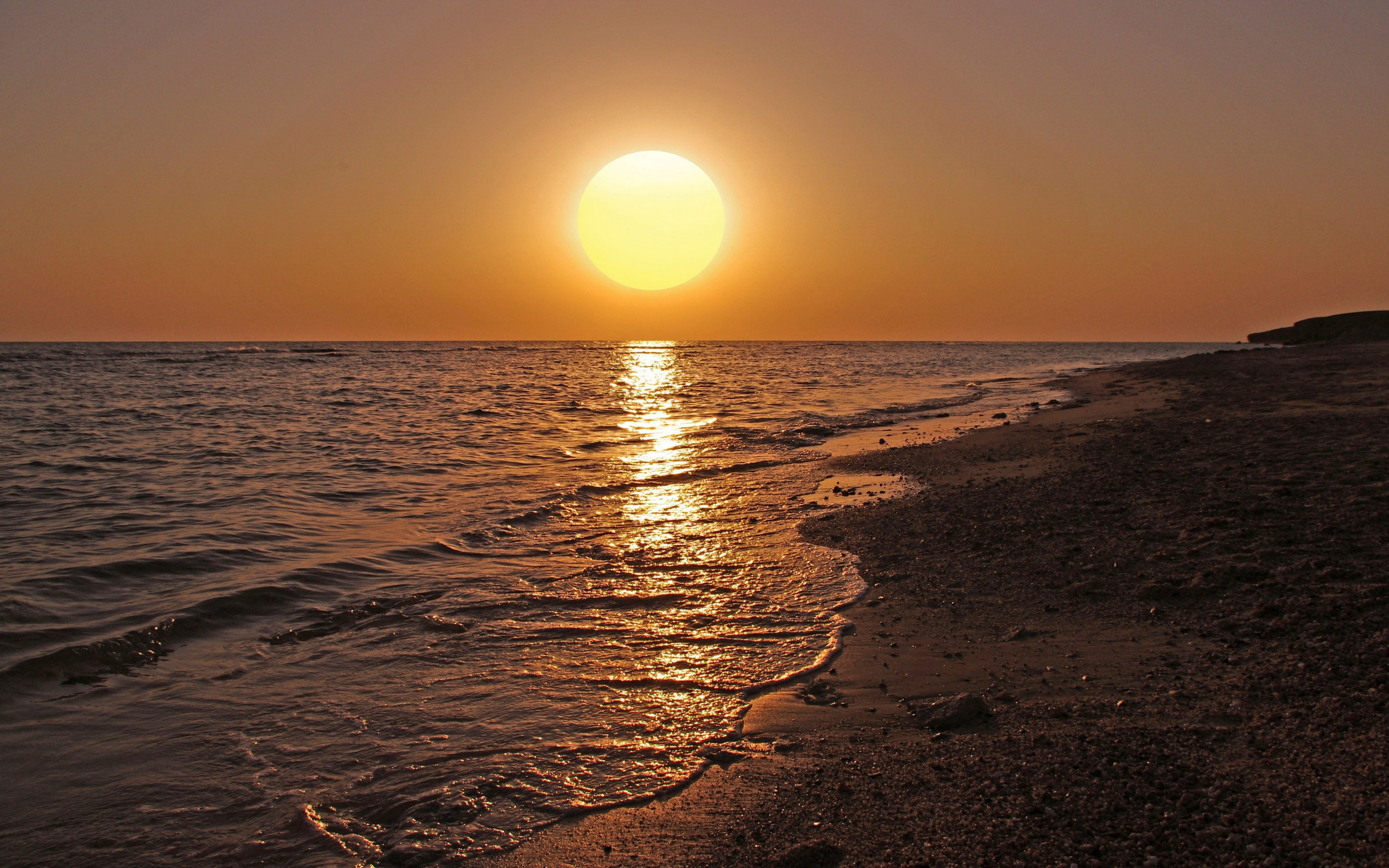Море солнце вечер