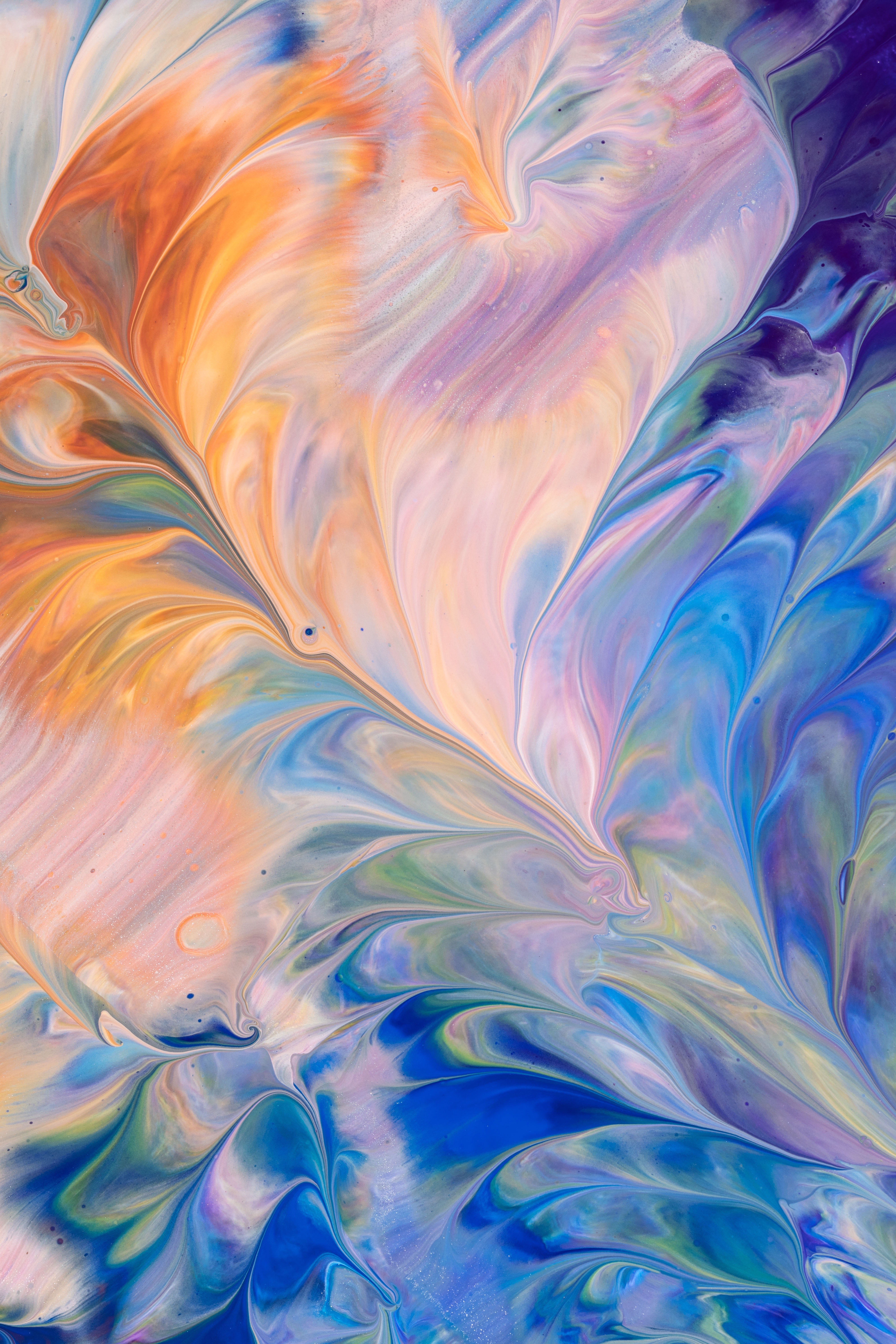 Phone Background Full HD spots, abstract, paint, divorces
