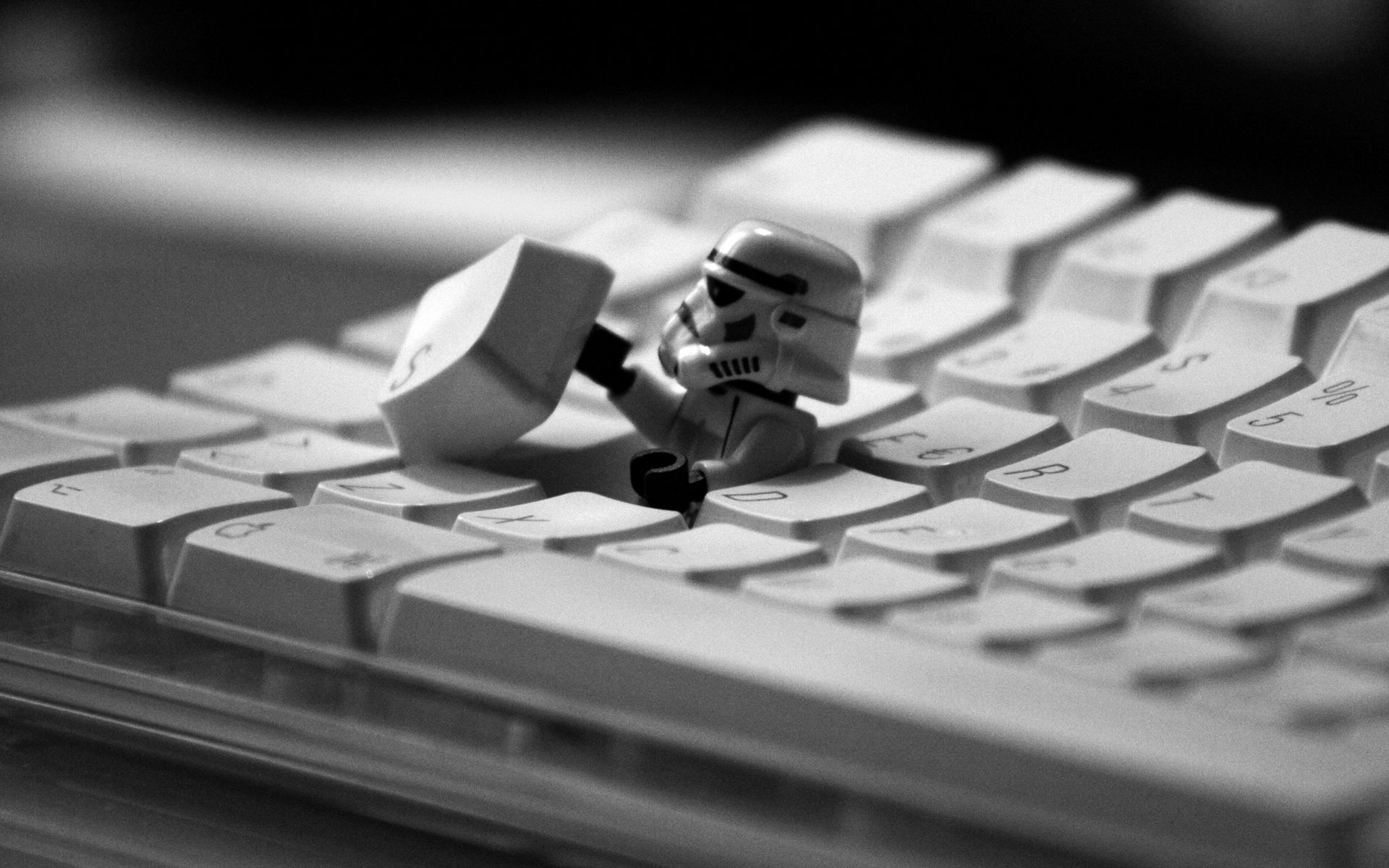 android keyboard, stormtrooper, products, lego, star wars