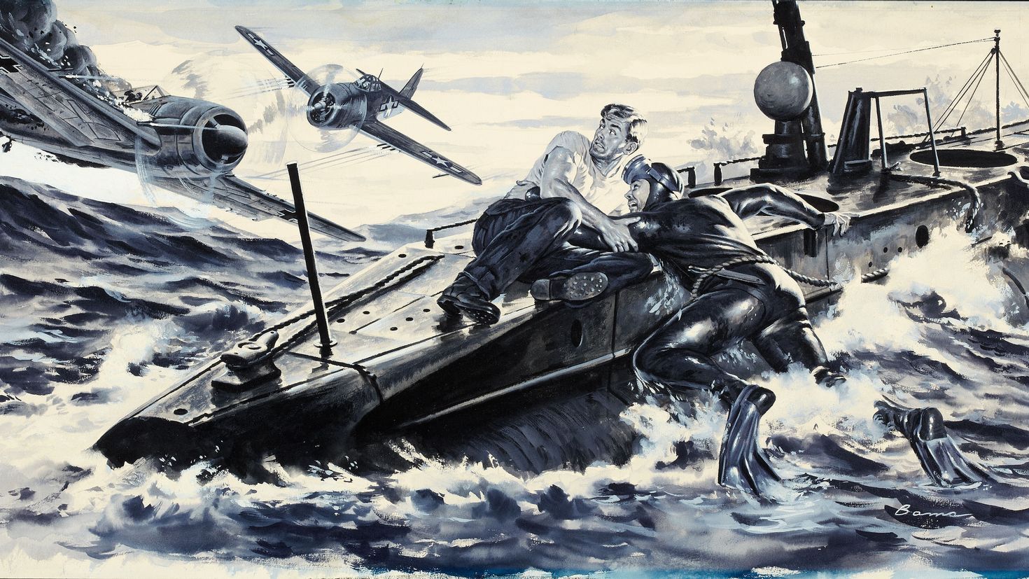 Подводные диверсанты во второй мировой войне