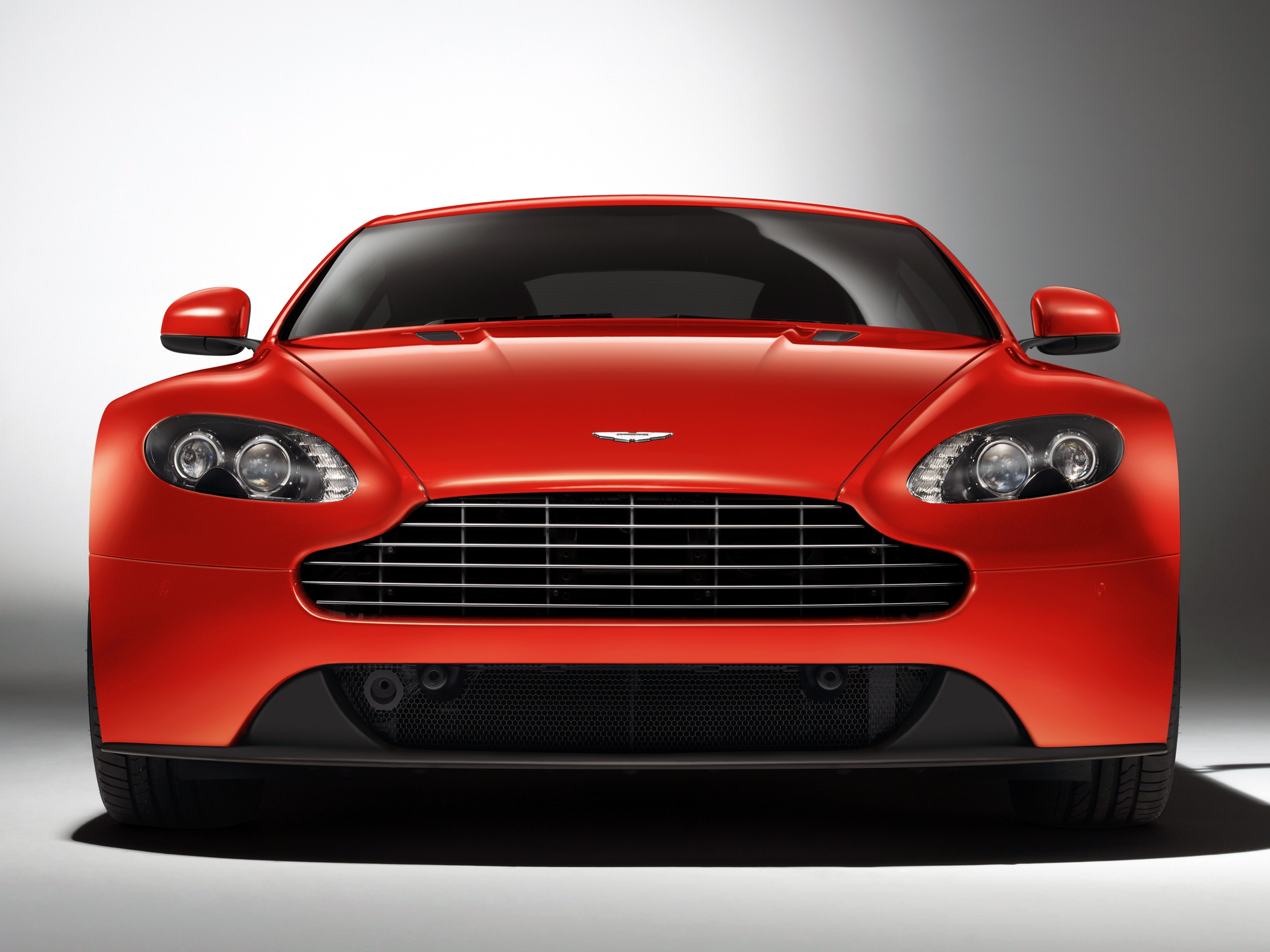 Laden Sie das Auto, Aston Martin, Cars, Vorderansicht, Frontansicht, V8, Vorteil, Vantage, 2012-Bild kostenlos auf Ihren PC-Desktop herunter