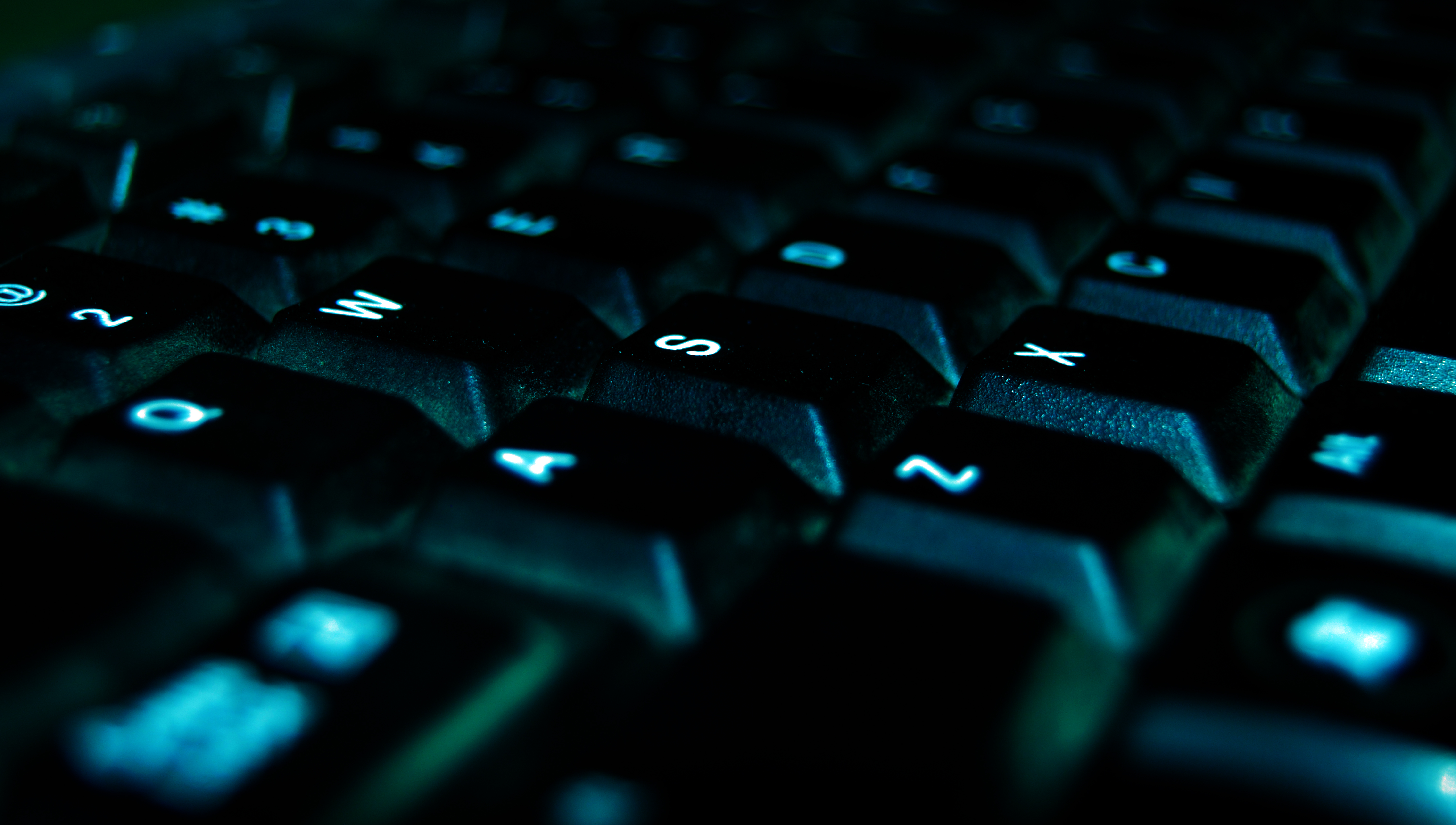 keyboard, technology, blue