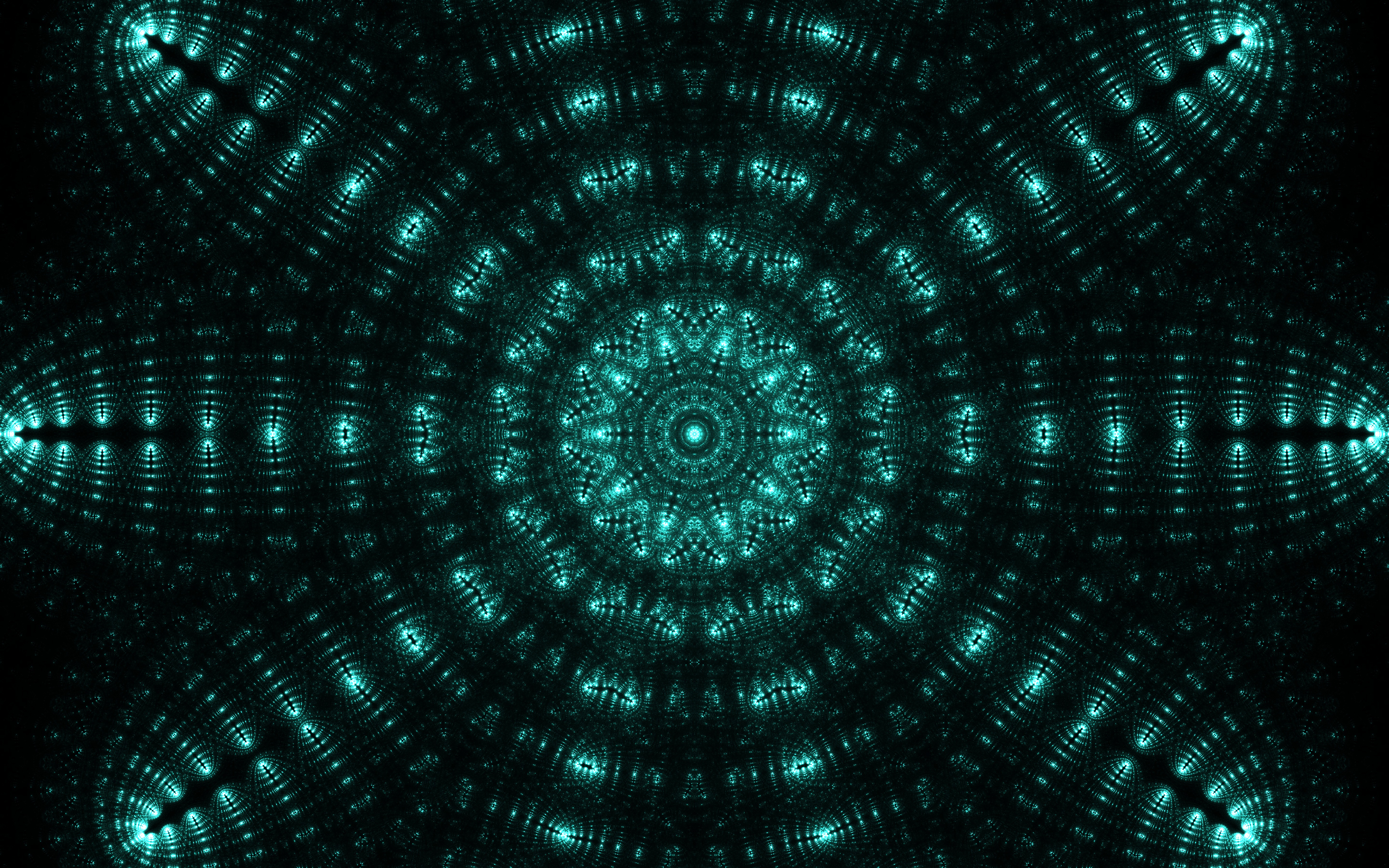 glow, pattern, fractal, abstract Mandala Cellphone FHD pic