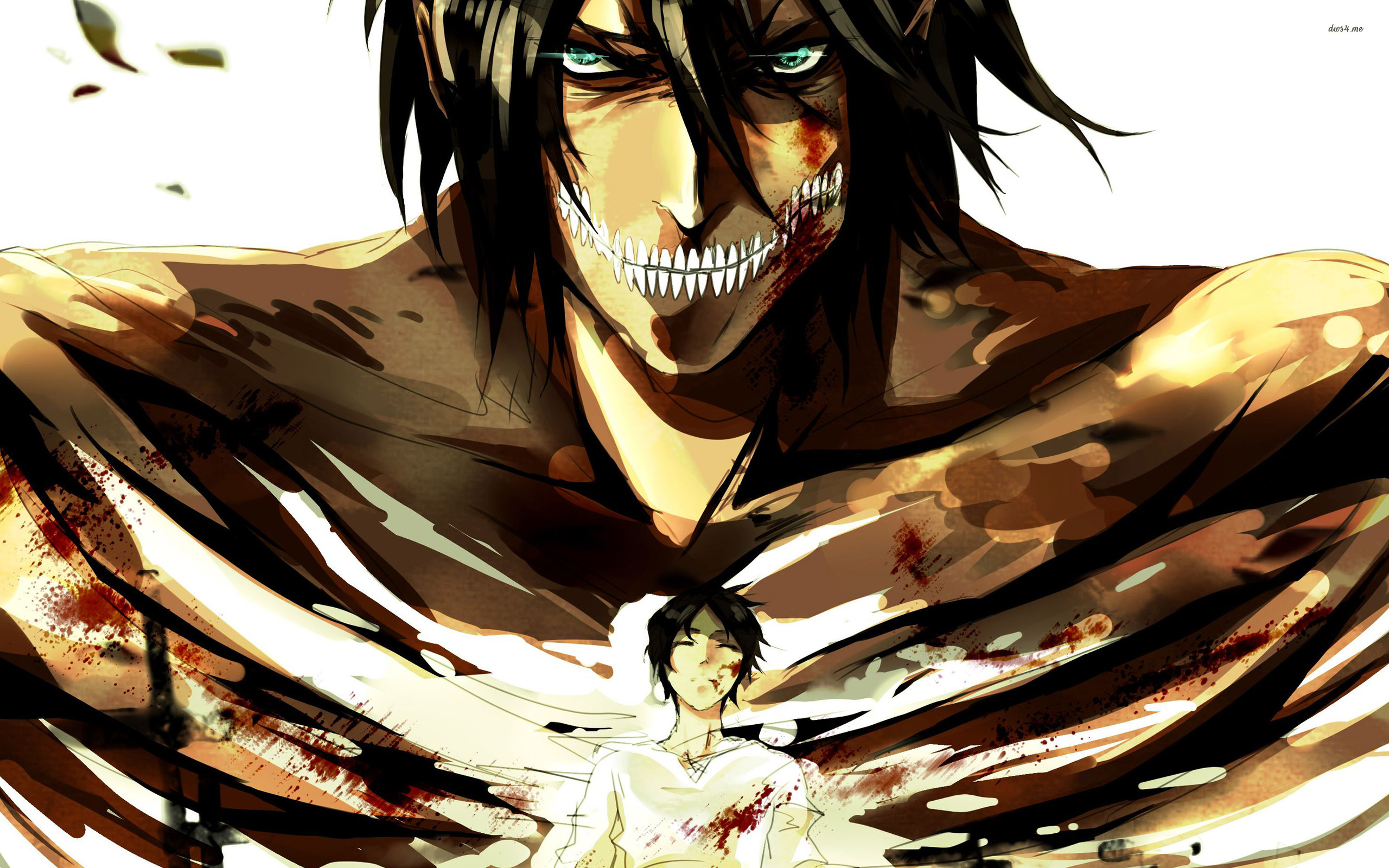 wallpapers attack on titan, eren yeager, anime