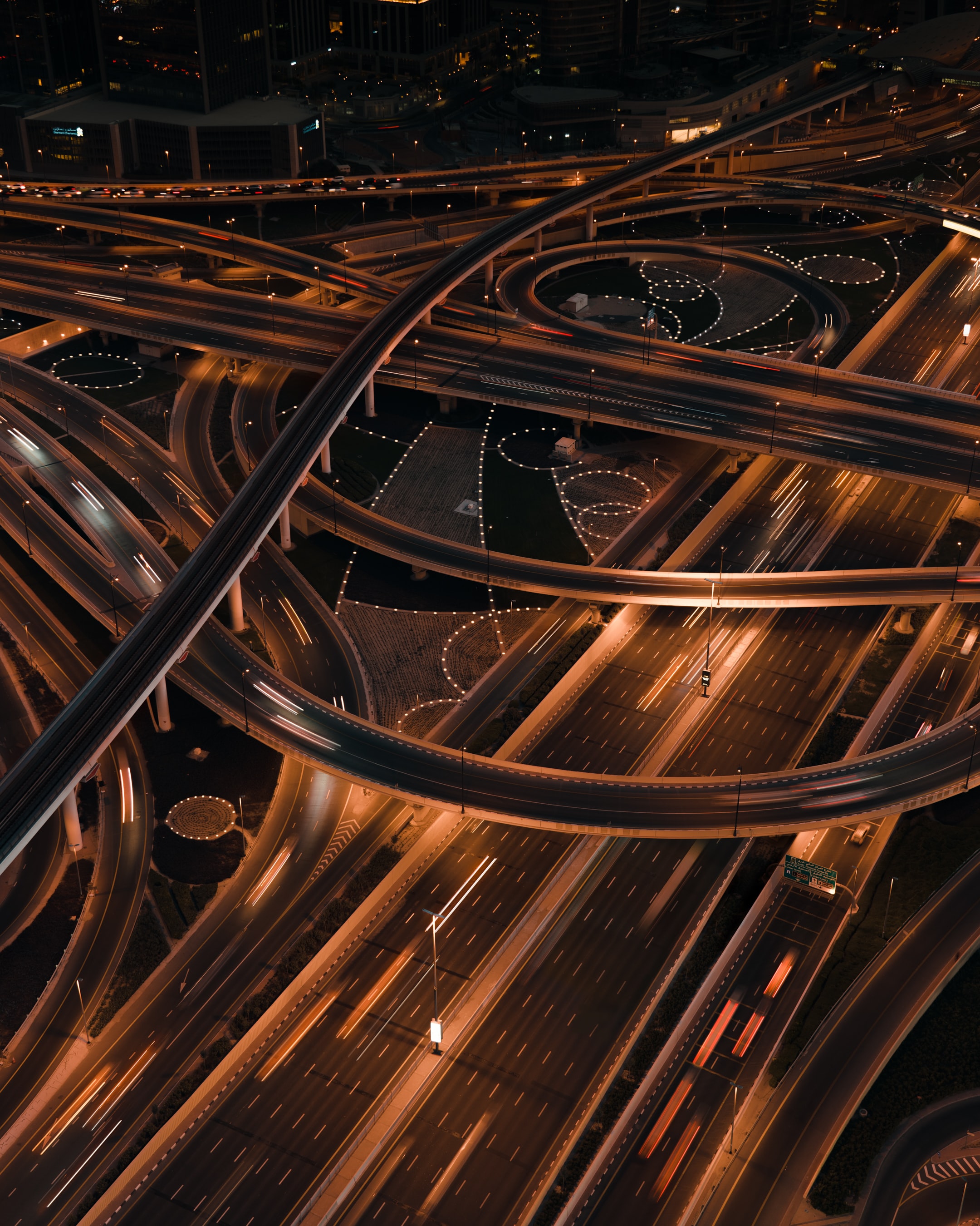 view from above, miscellanea, miscellaneous, road, confused, intricate, interchange, denouement