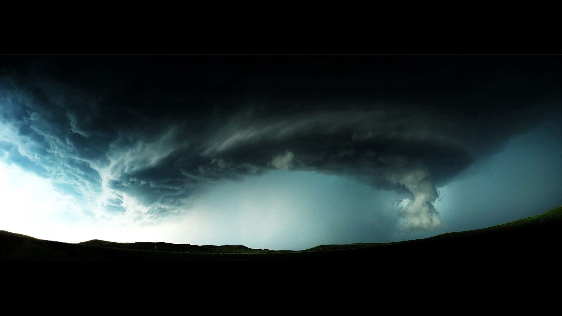 97609 Hintergrundbild herunterladen natur, element, dunkelheit, hurrikan, die gefahr, gefahr, tornado - Bildschirmschoner und Bilder kostenlos