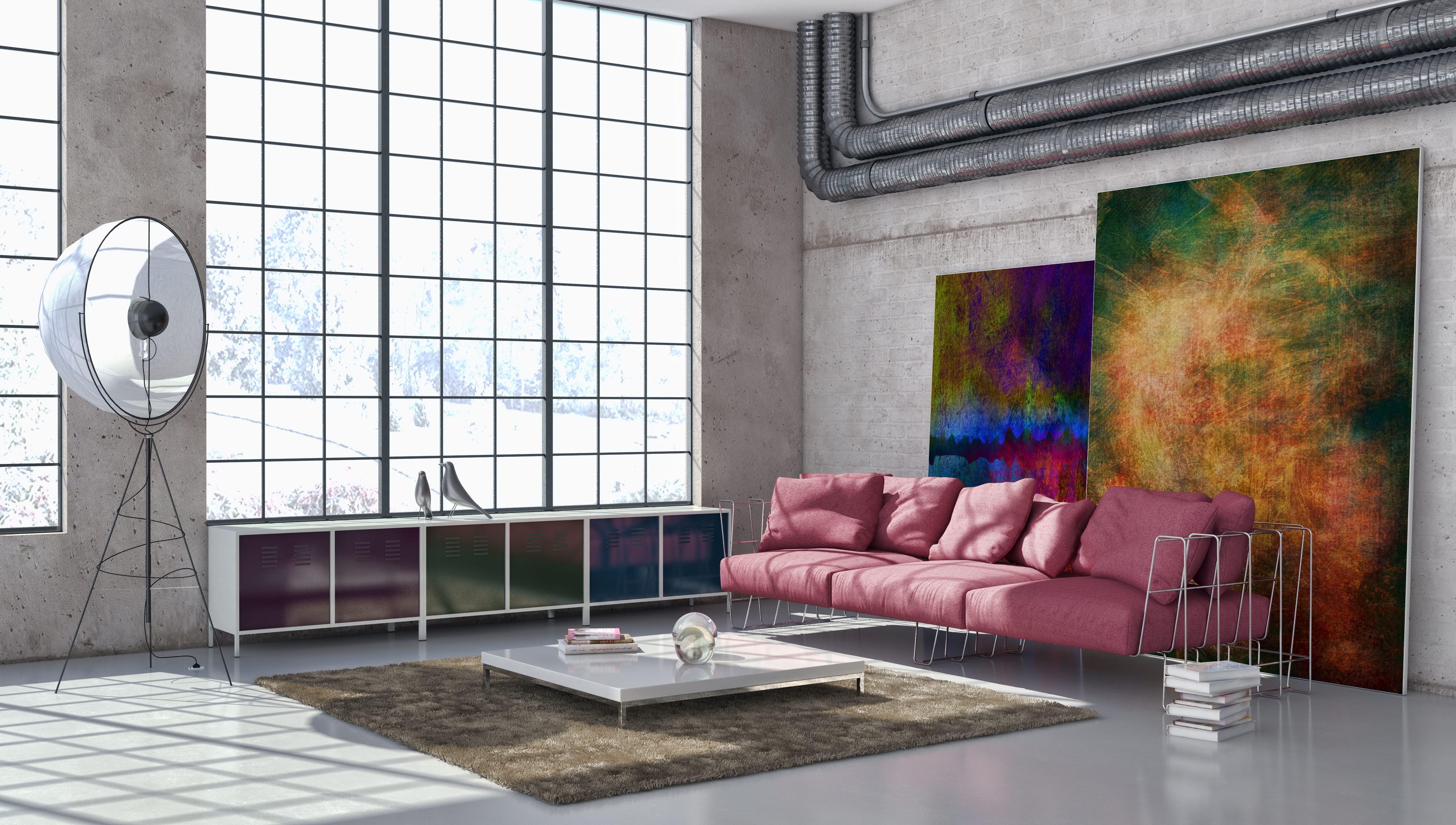 Mobile HD Wallpaper Tubing art, pipes, concrete, furniture