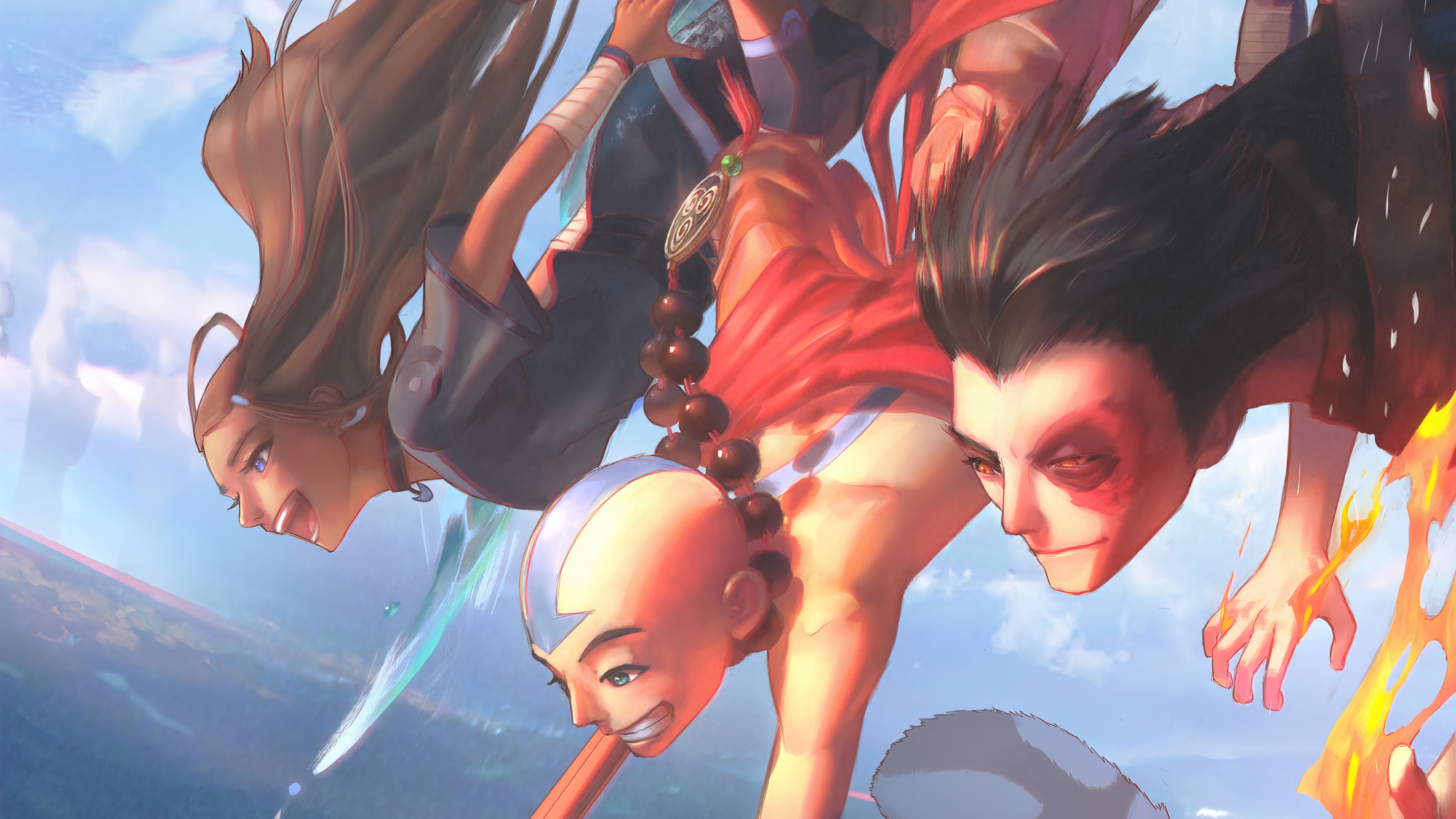 HD desktop wallpaper: Anime, Aang (Avatar), Avatar: The Last Airbender,  Katara (Avatar), Zuko (Avatar), Avatar (Anime) download free picture #505538