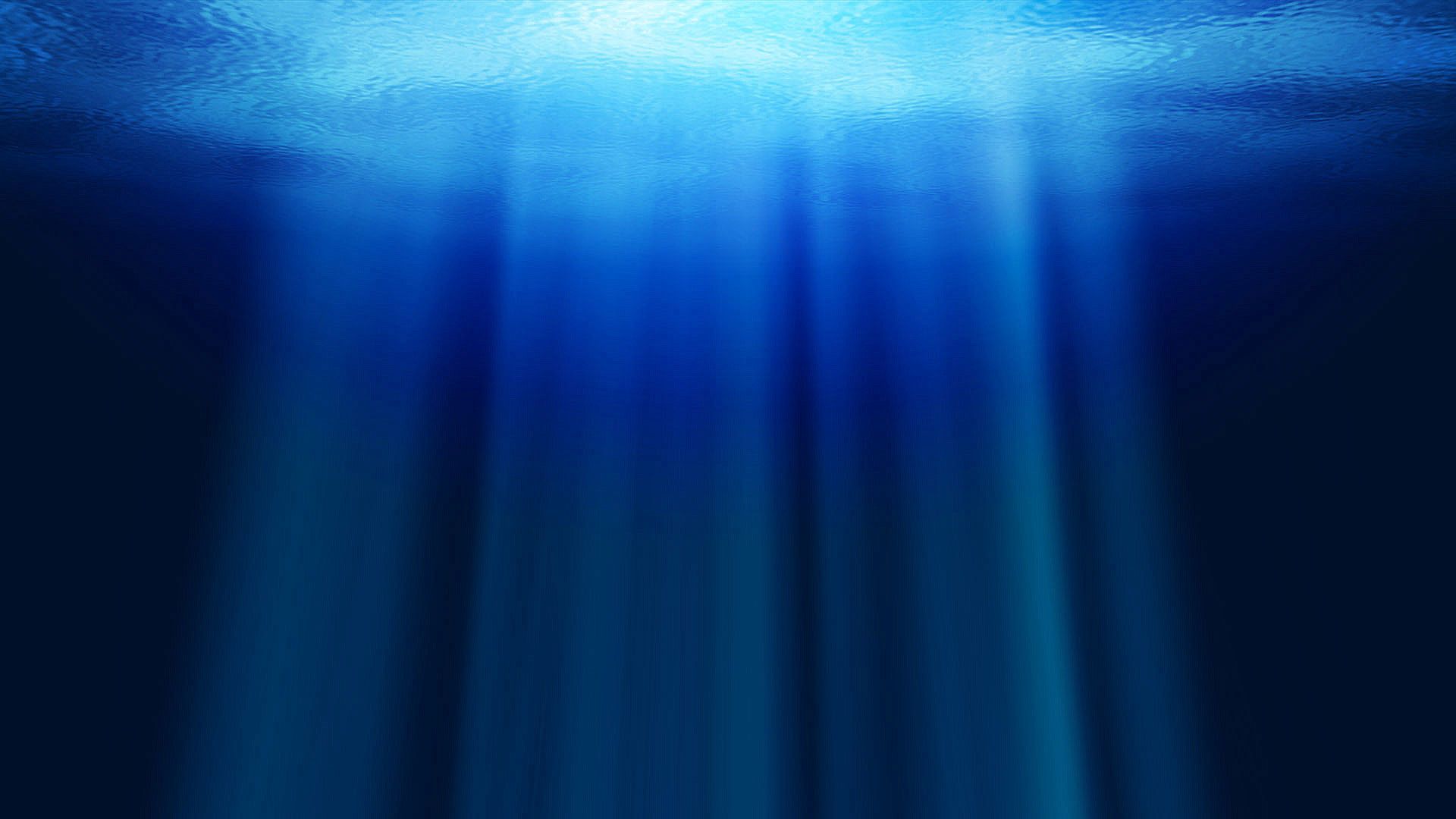rays, water, beams, abstract, ocean, depth