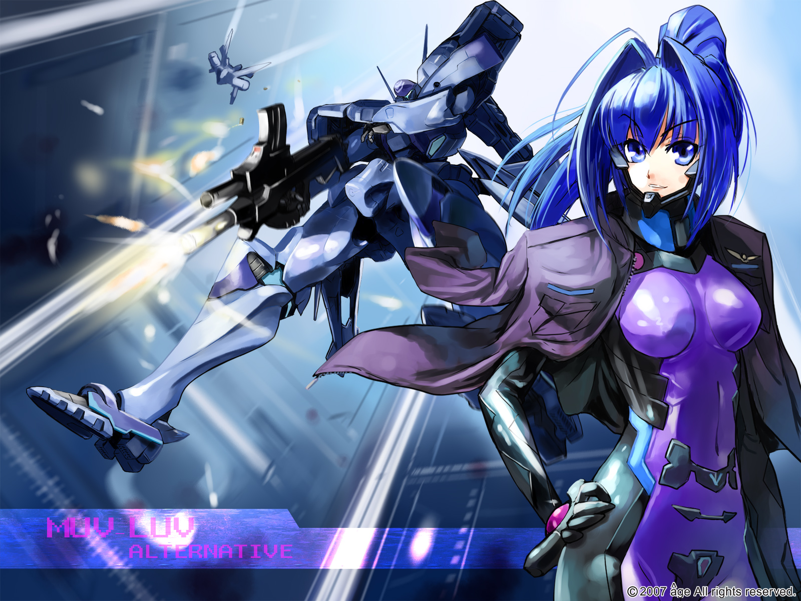 Fondo De Pantalla De Escritorio Hd Animado Muv Luv Yoroi Mikoto Ayamine Kei Kagami Sumika