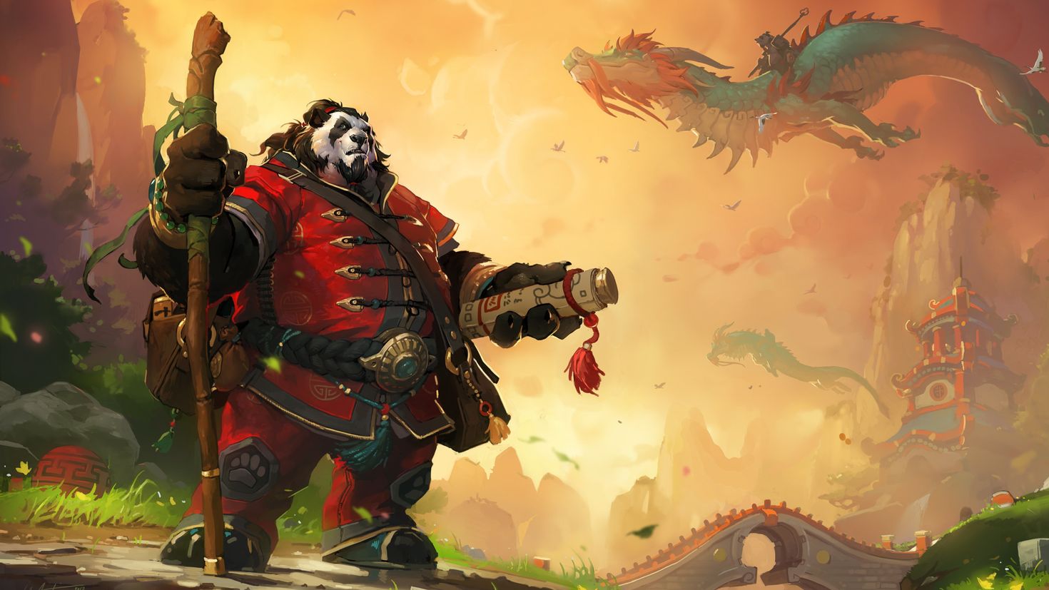 World of Warcraft Pandaria Art