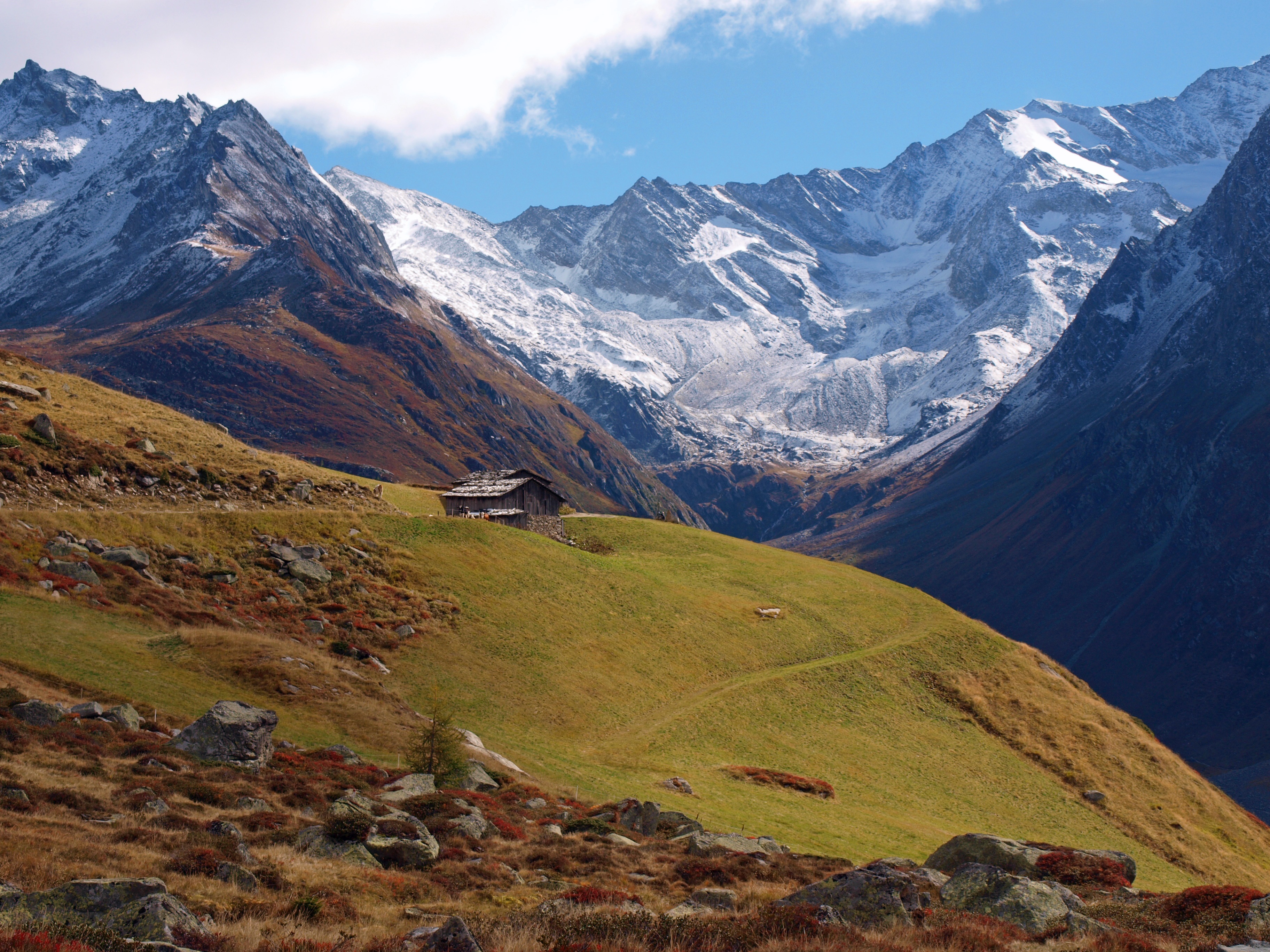 Laden Sie das Natur, Mountains, Scheitel, Nach Oben, Panorama-Bild kostenlos auf Ihren PC-Desktop herunter