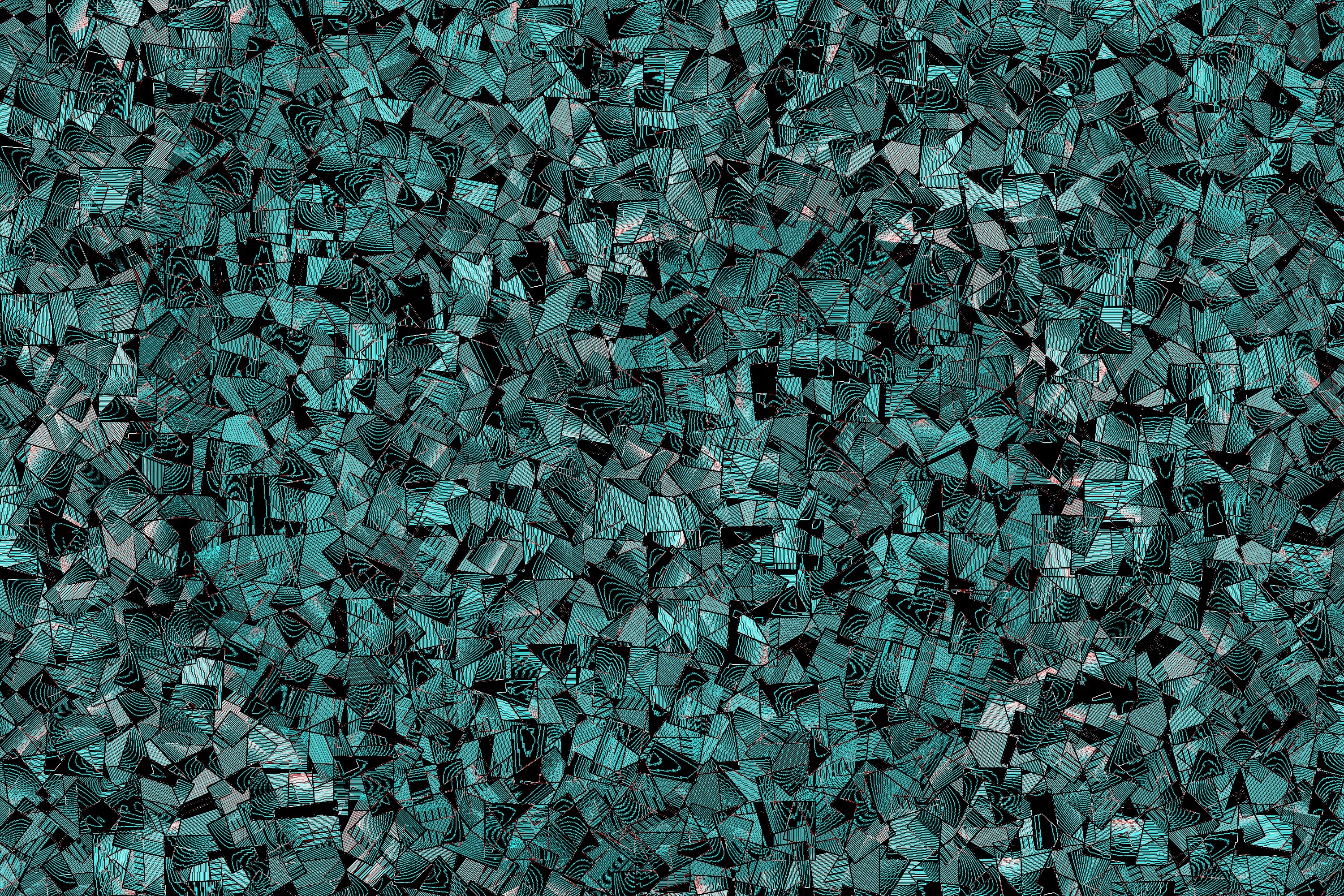 mosaic, form, texture, textures, forms, cubism Full HD