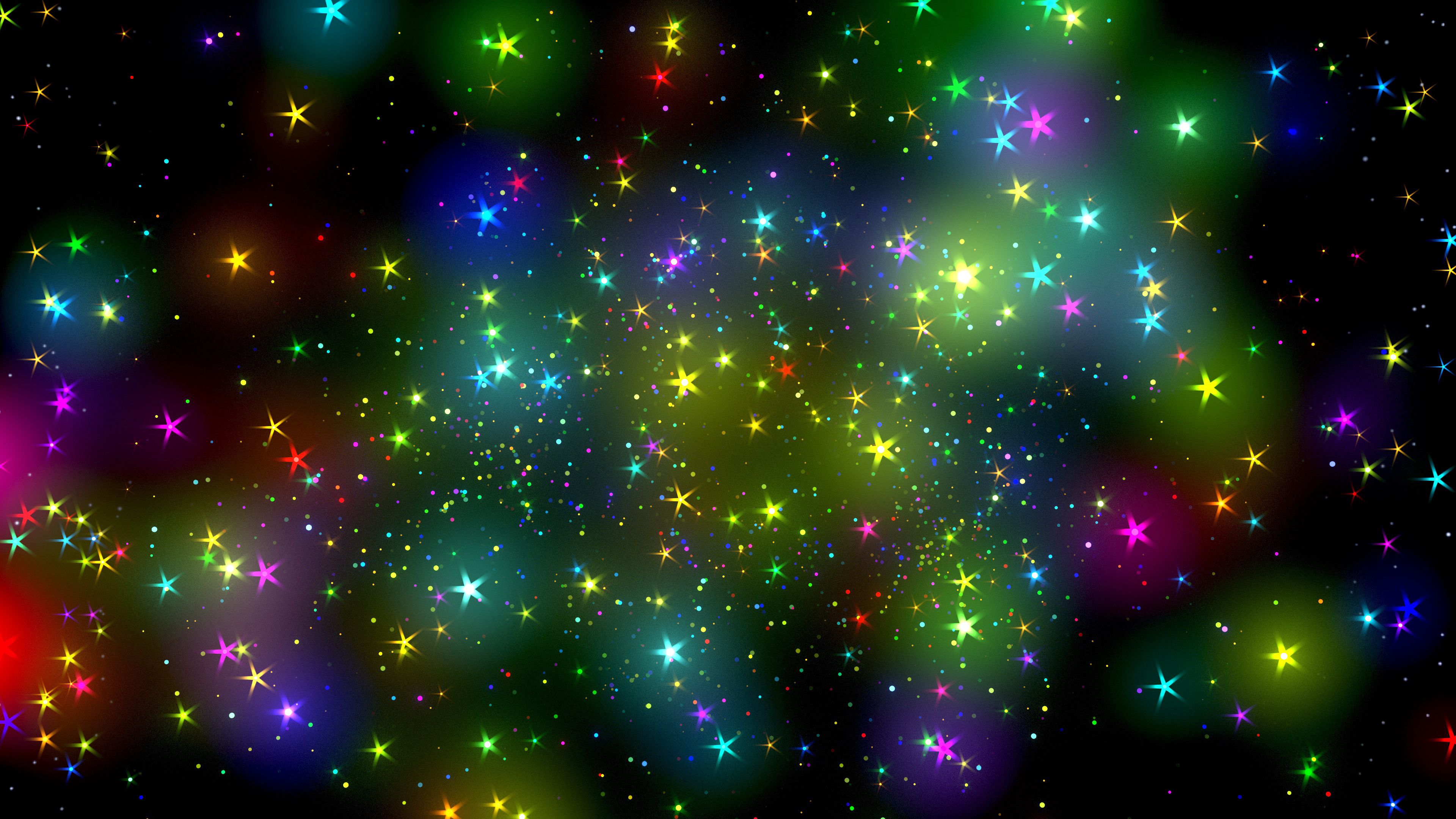 brilliance, multicolored, motley, shine, abstract, stars, shining High Definition image