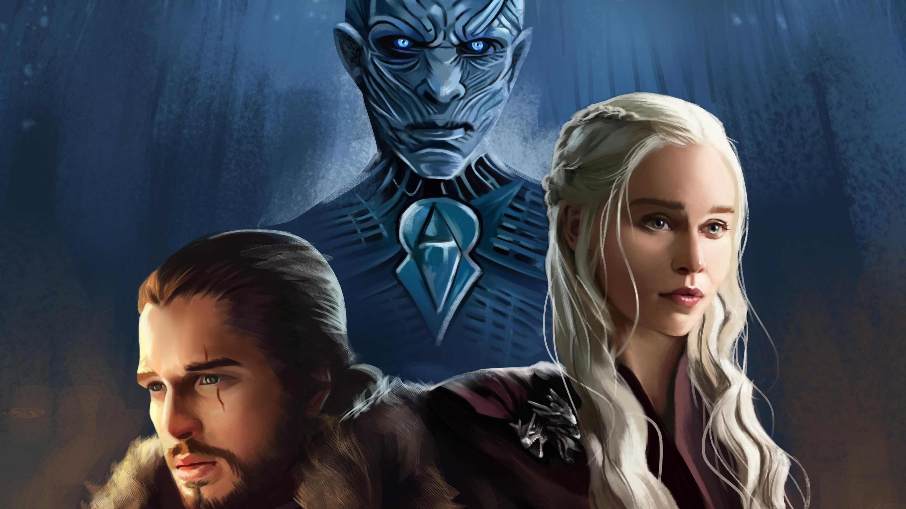 HD desktop wallpaper: Game Of Thrones, Tv Show, Jon Snow, Daenerys  Targaryen, Night King (Game Of Thrones) download free picture #941141