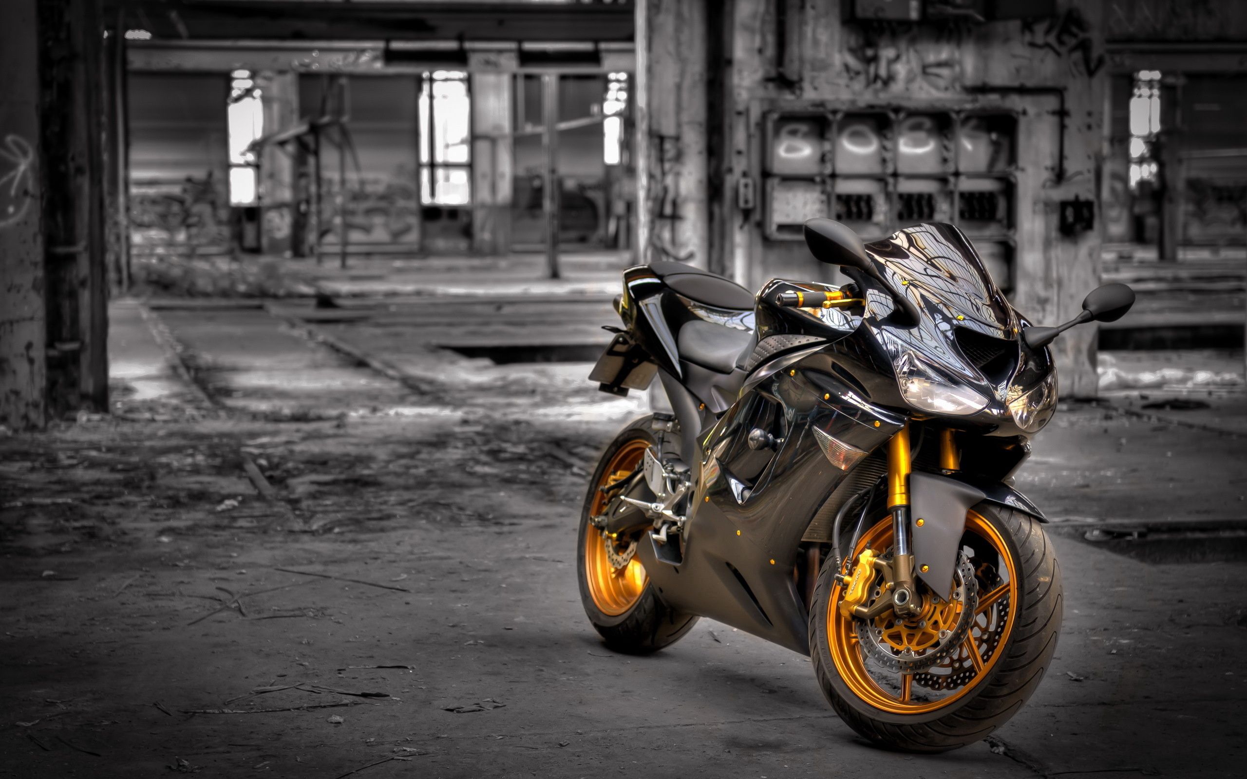 Handy-Wallpaper Motorräder, Hintergrund, Motorrad, Kawasaki Zx6-R kostenlos herunterladen.