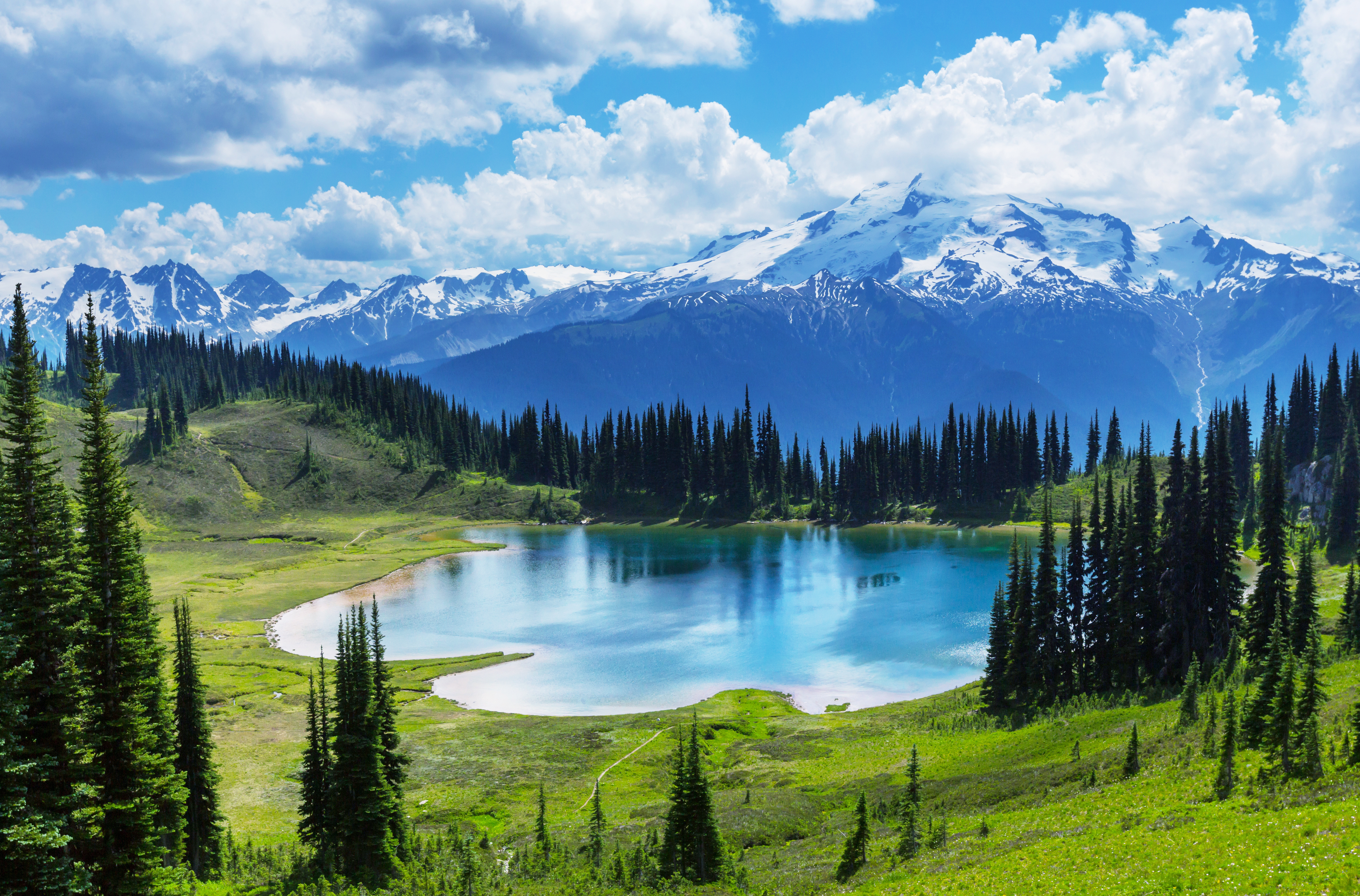 canada, earth, moraine lake, banff national park, forest, lake, landscape, nature, lakes