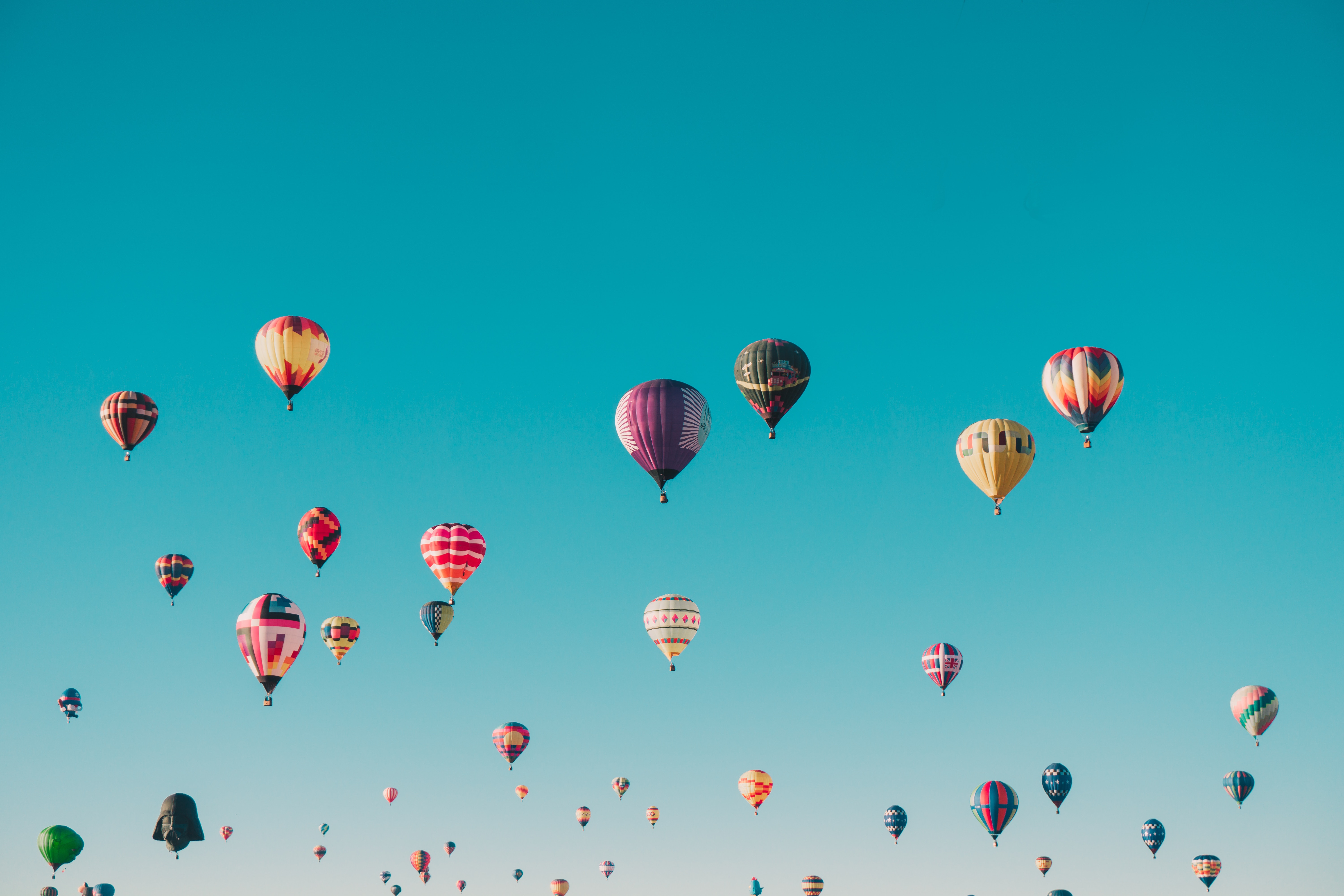 balloons, sky, miscellanea, miscellaneous, flight