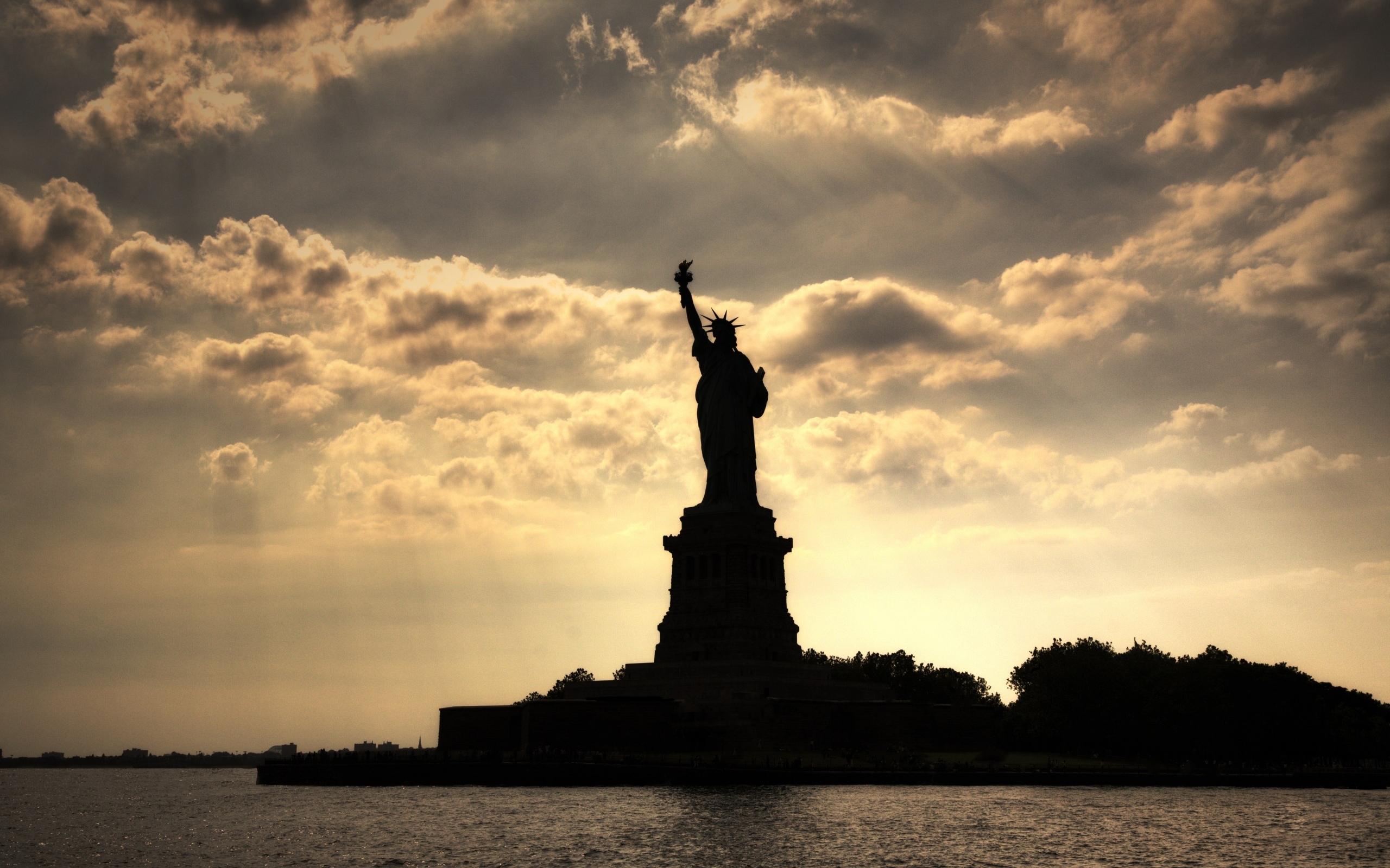 49804 Bildschirmschoner und Hintergrundbilder Statue Of Liberty auf Ihrem Telefon. Laden Sie landschaft, orange Bilder kostenlos herunter