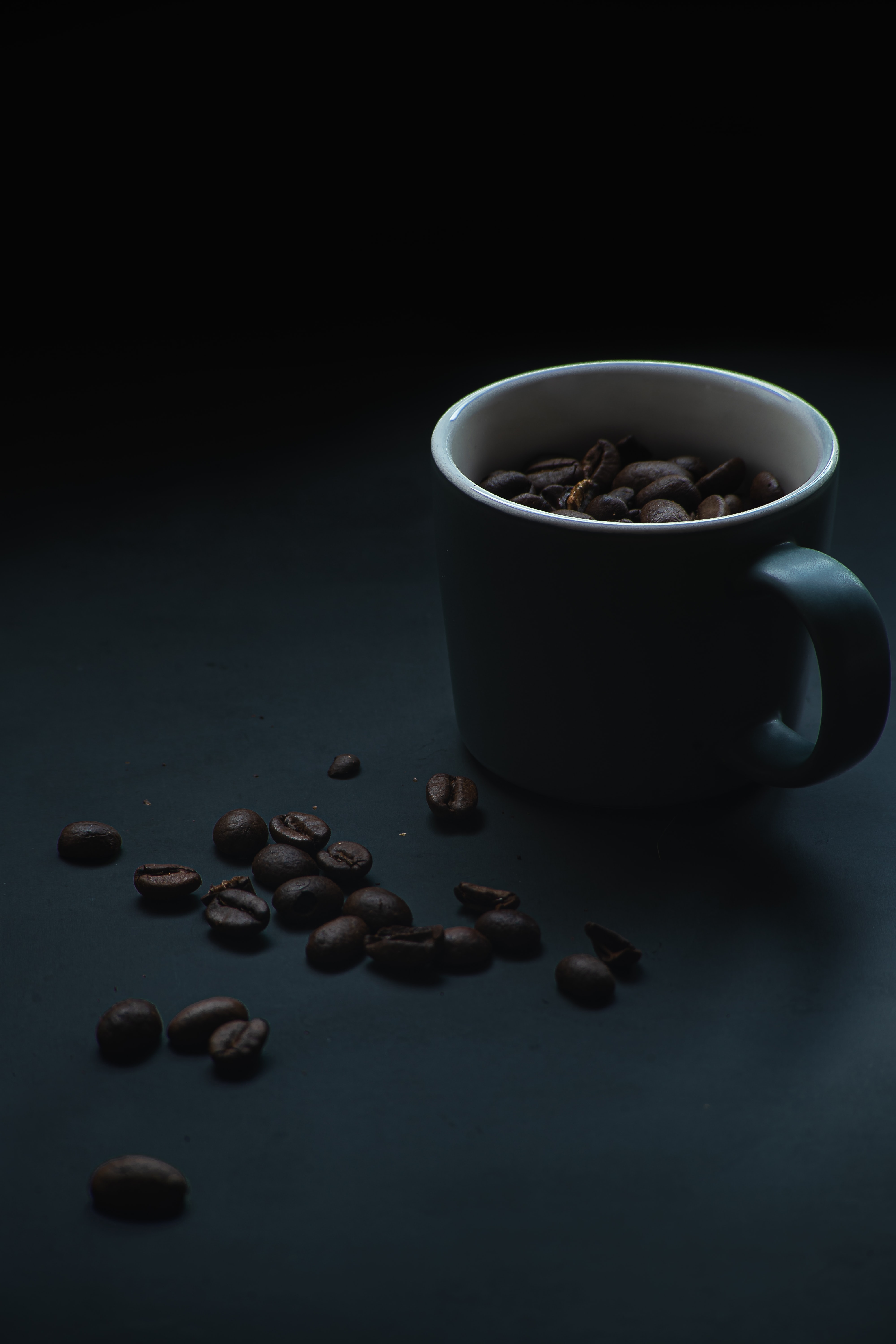 coffee, food, dark, cup, grains, coffee beans, grain 5K